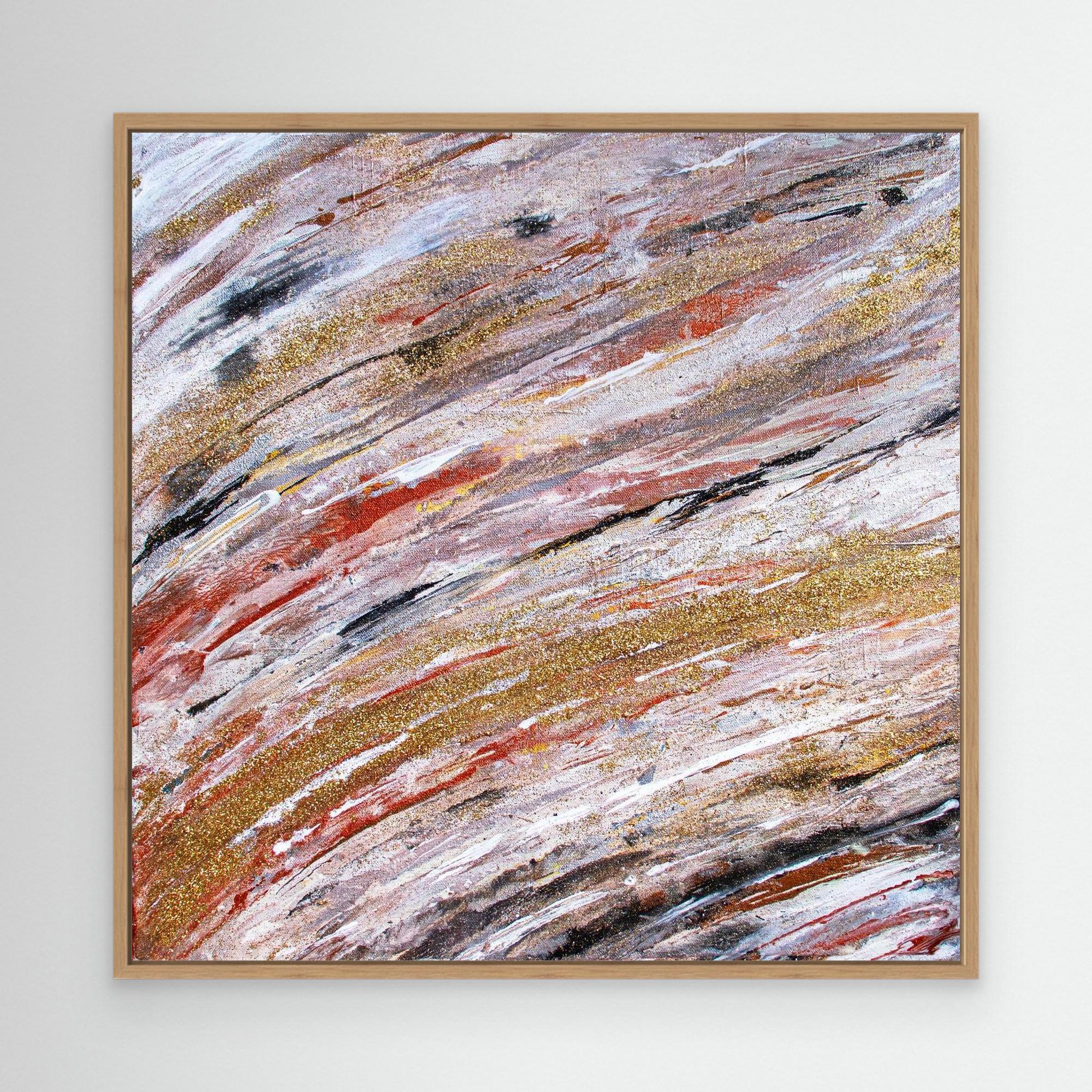 Canvas Print: " Golden wave" piece 1