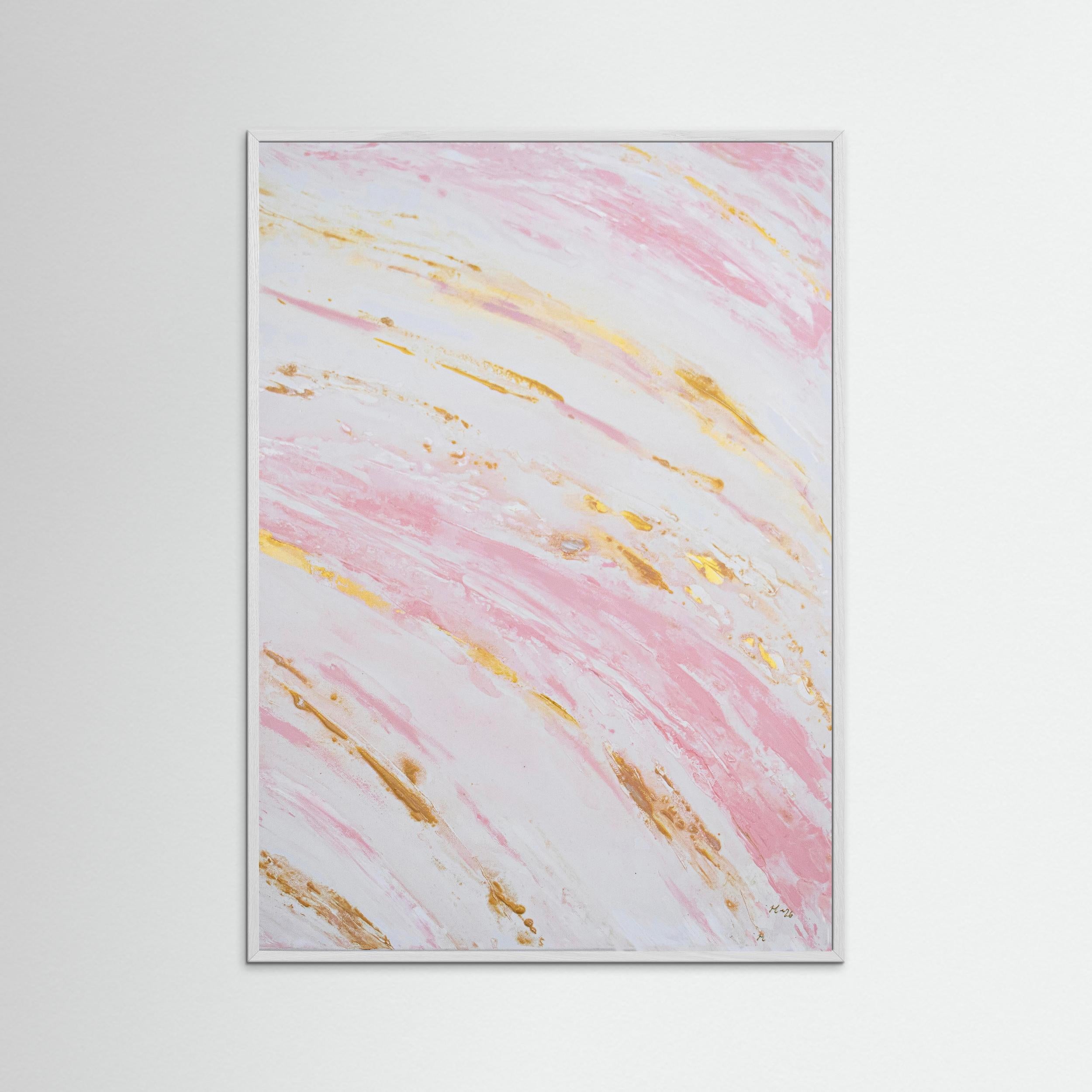 Fine Art Paper Print: "Blush Tides Piece 2"