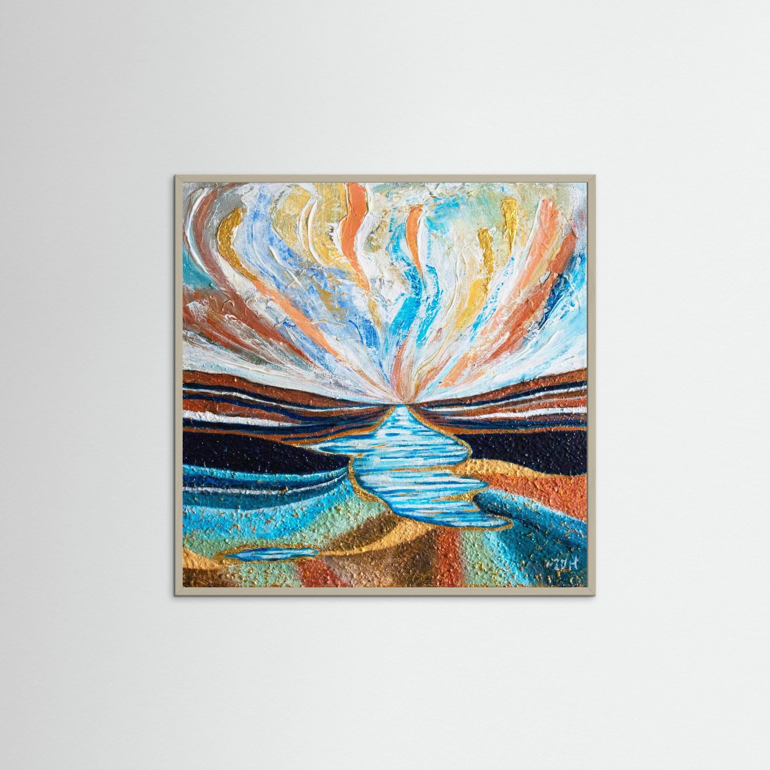 Fine Art Paper Print: "Magic ocean"