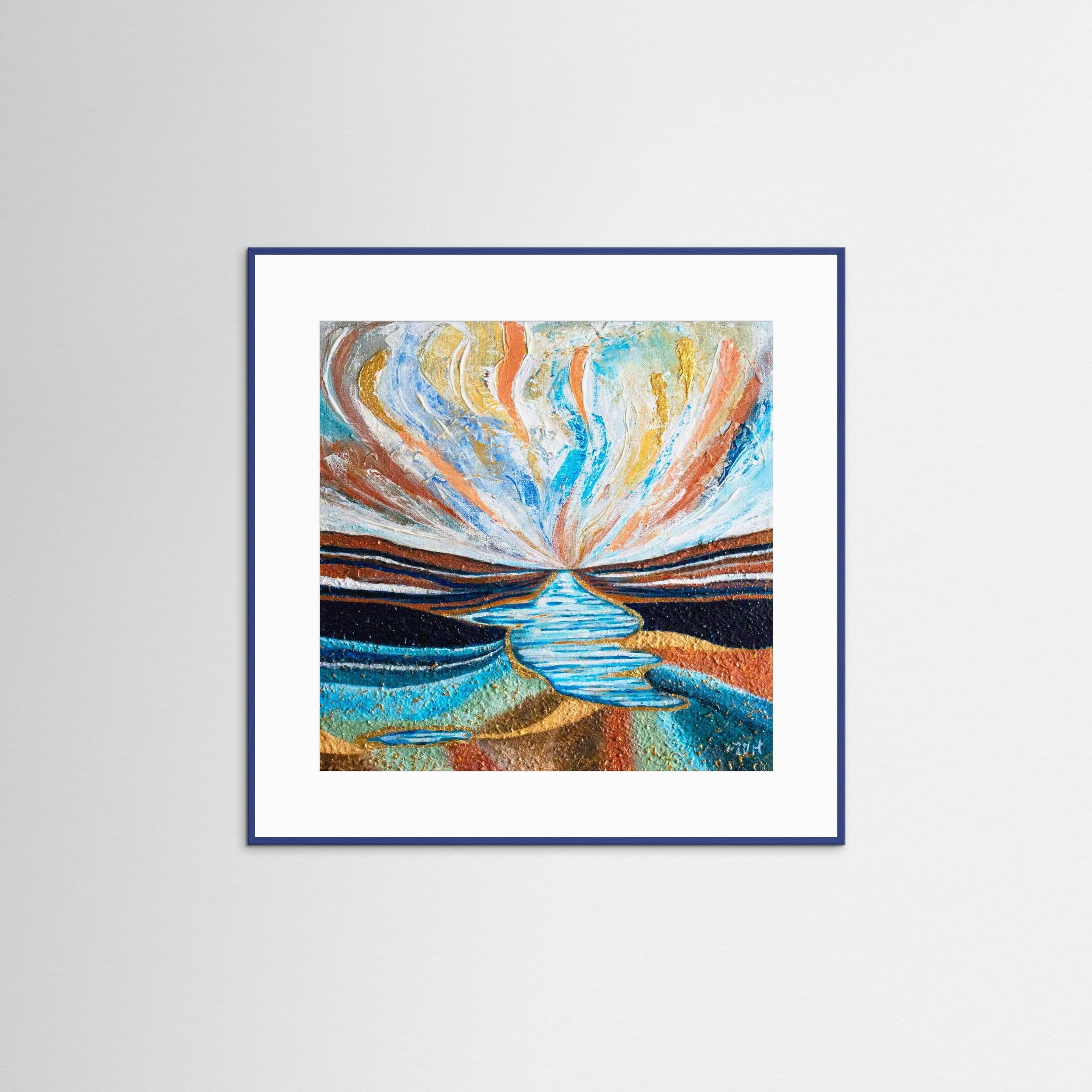 Fine Art Paper Print: "Magic ocean"