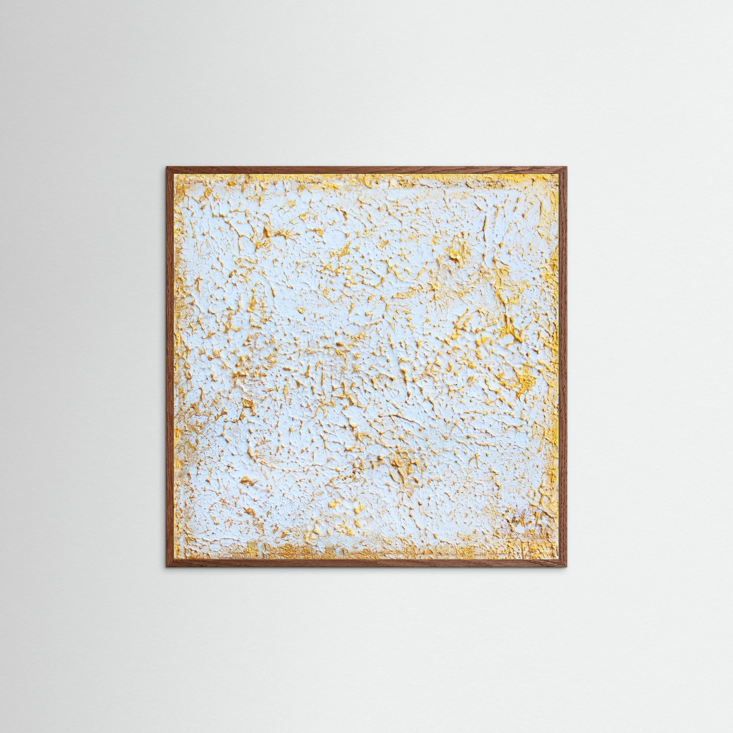 Fine Art Paper print: "Organic 3D gold painting"