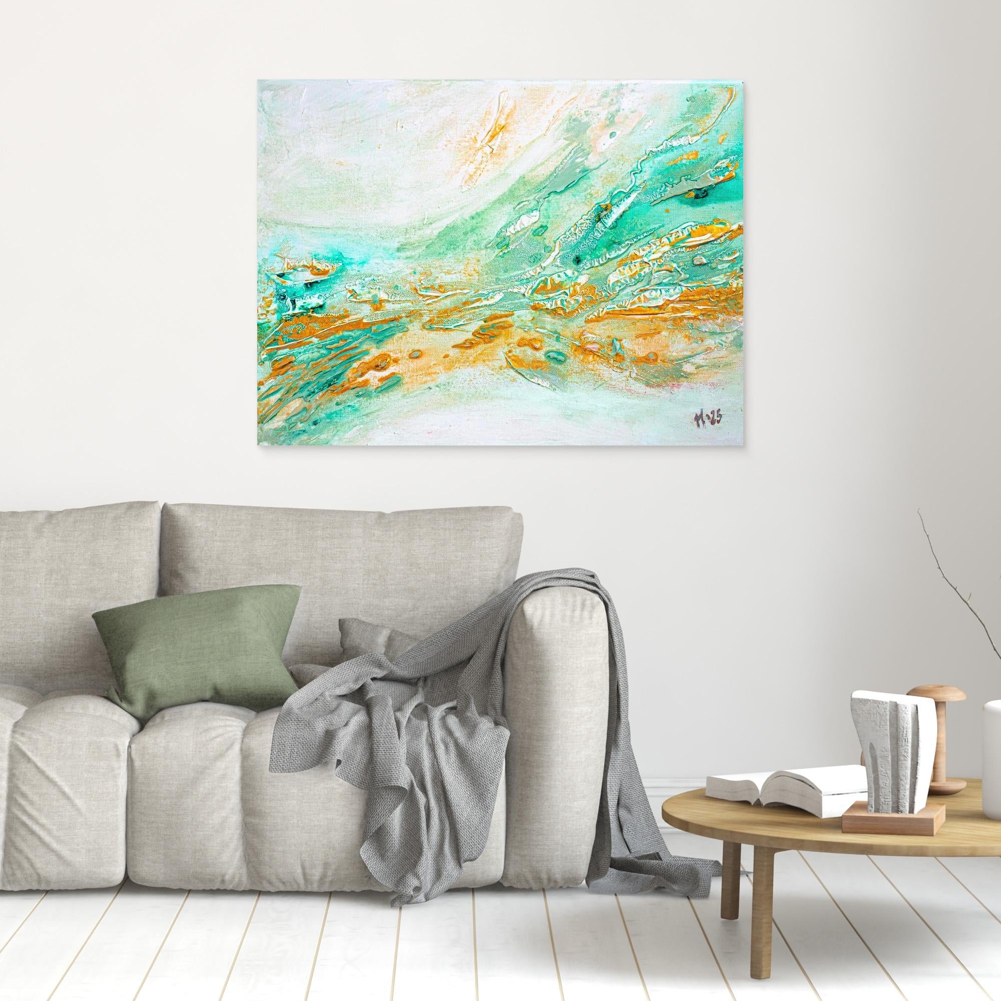 Canvas Print: "Golden current"