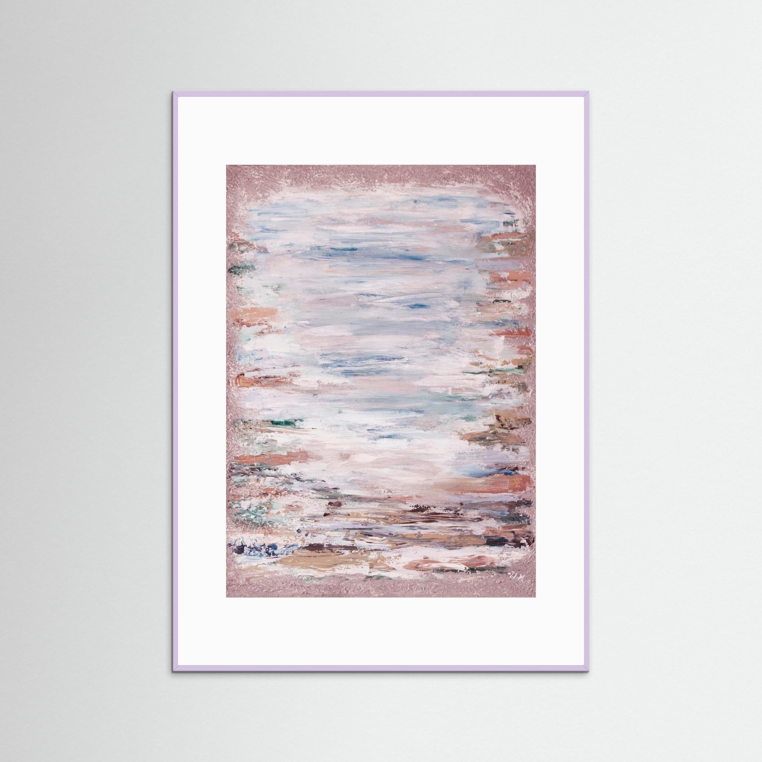 Fine Art Print Paper: "Silver daylight rose"