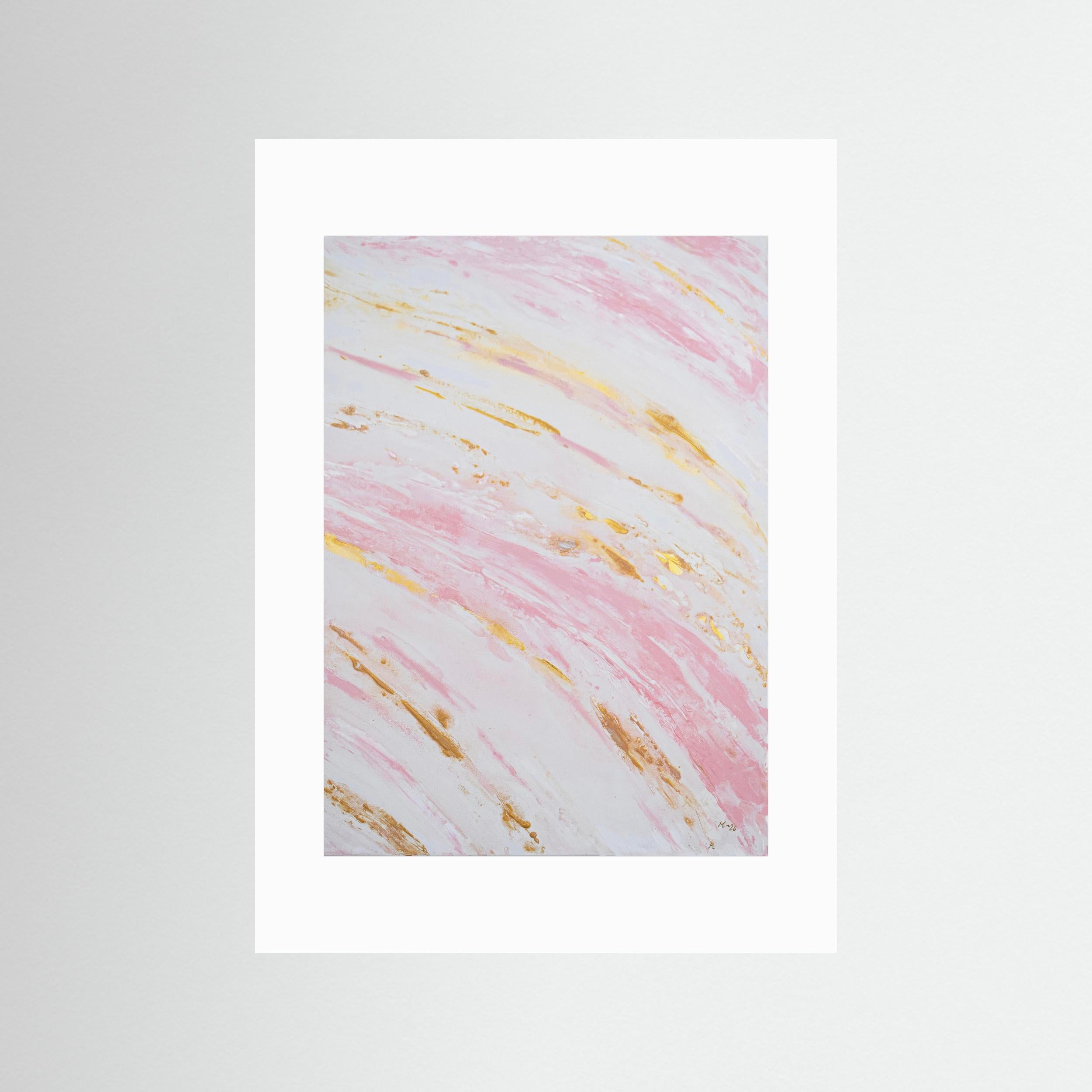 Fine Art Paper Print: "Blush Tides Piece 2"