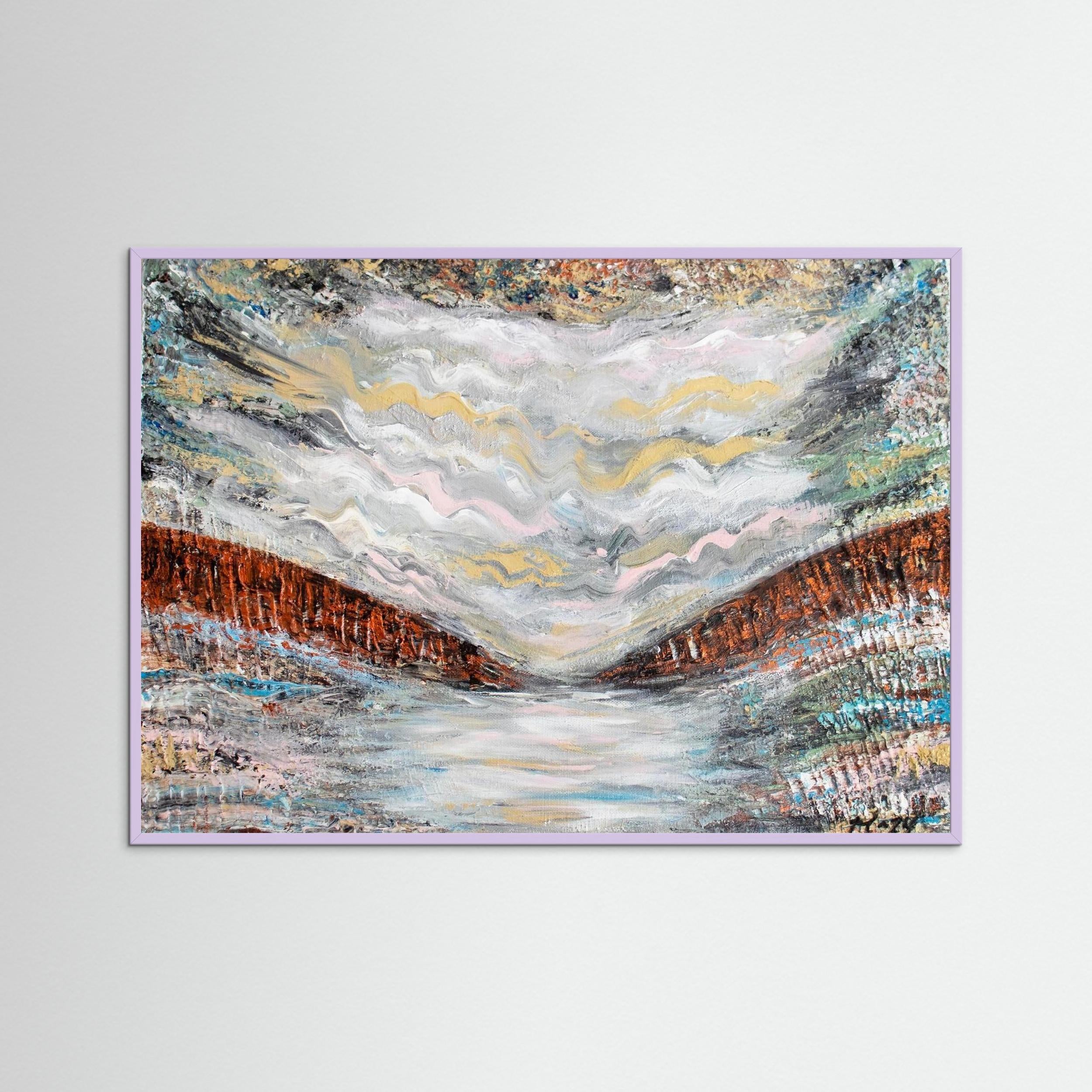 Fine Art Paper Print: "Shades of pink"