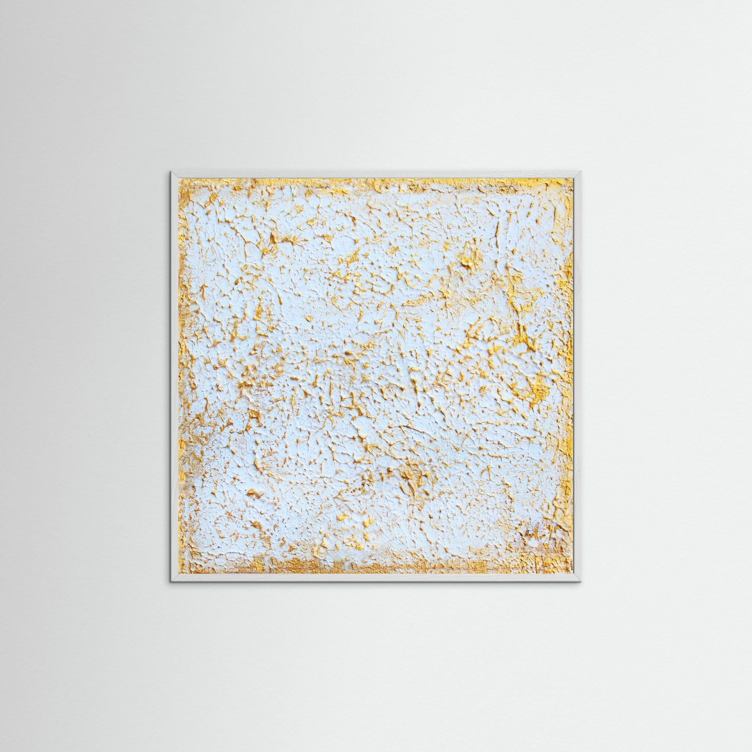 Fine Art Paper print: "Organic 3D gold painting"