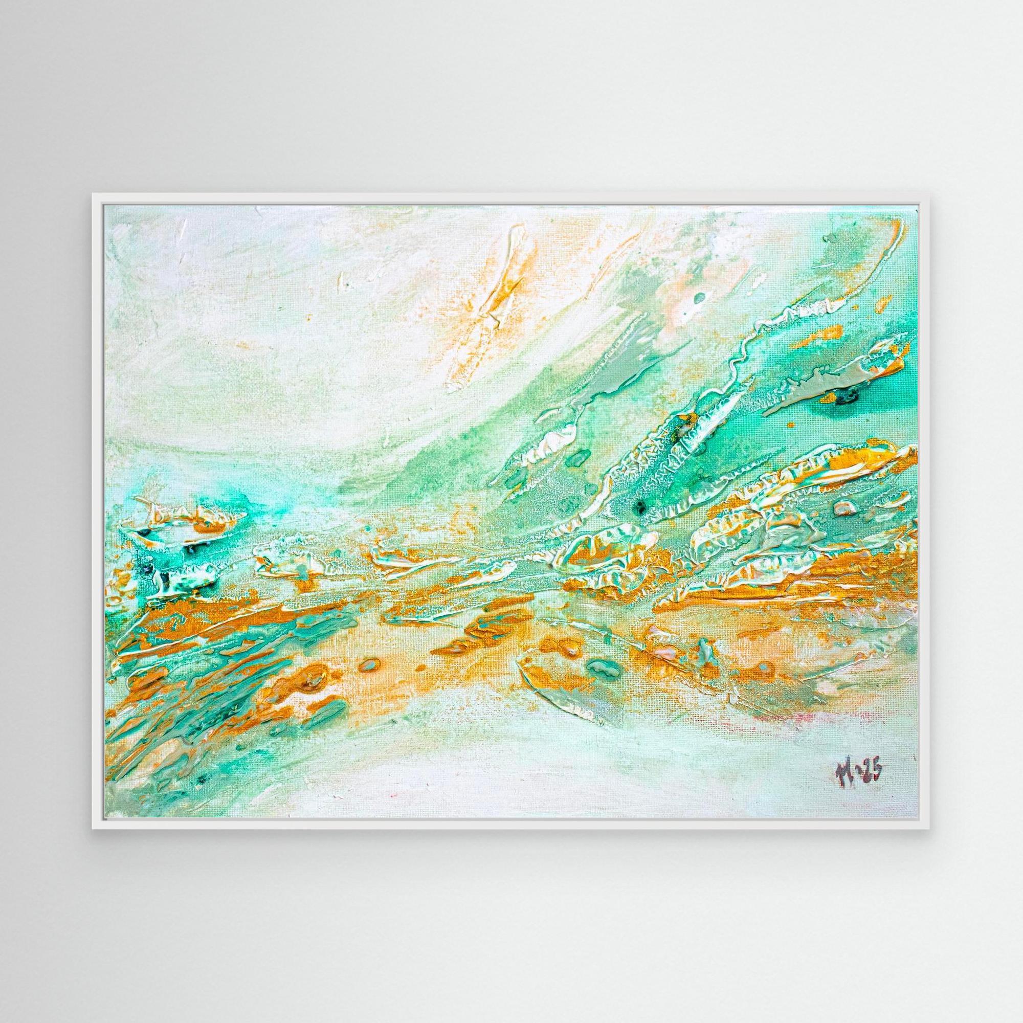 Canvas Print: "Golden current"