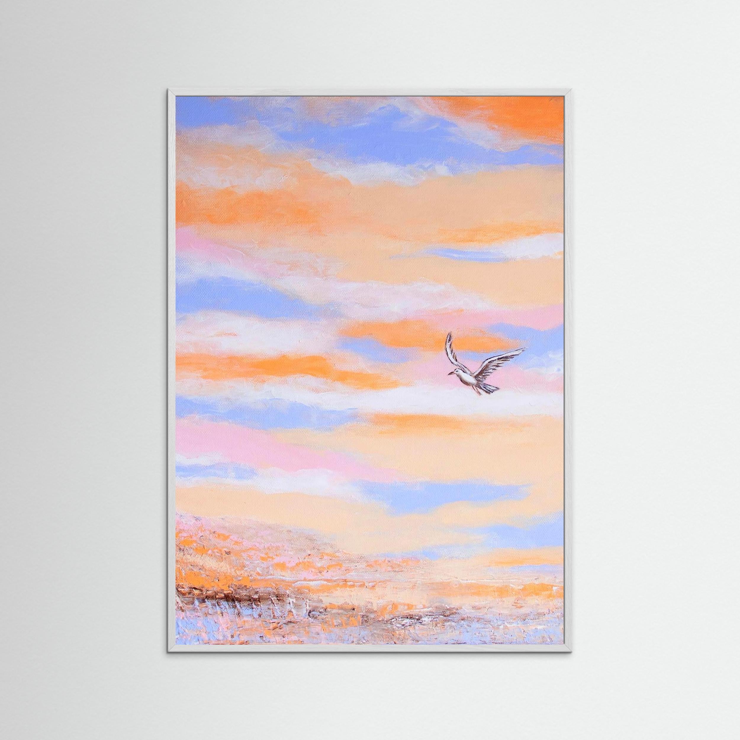 Fine Art Paper Print: Free as a bird piece 1