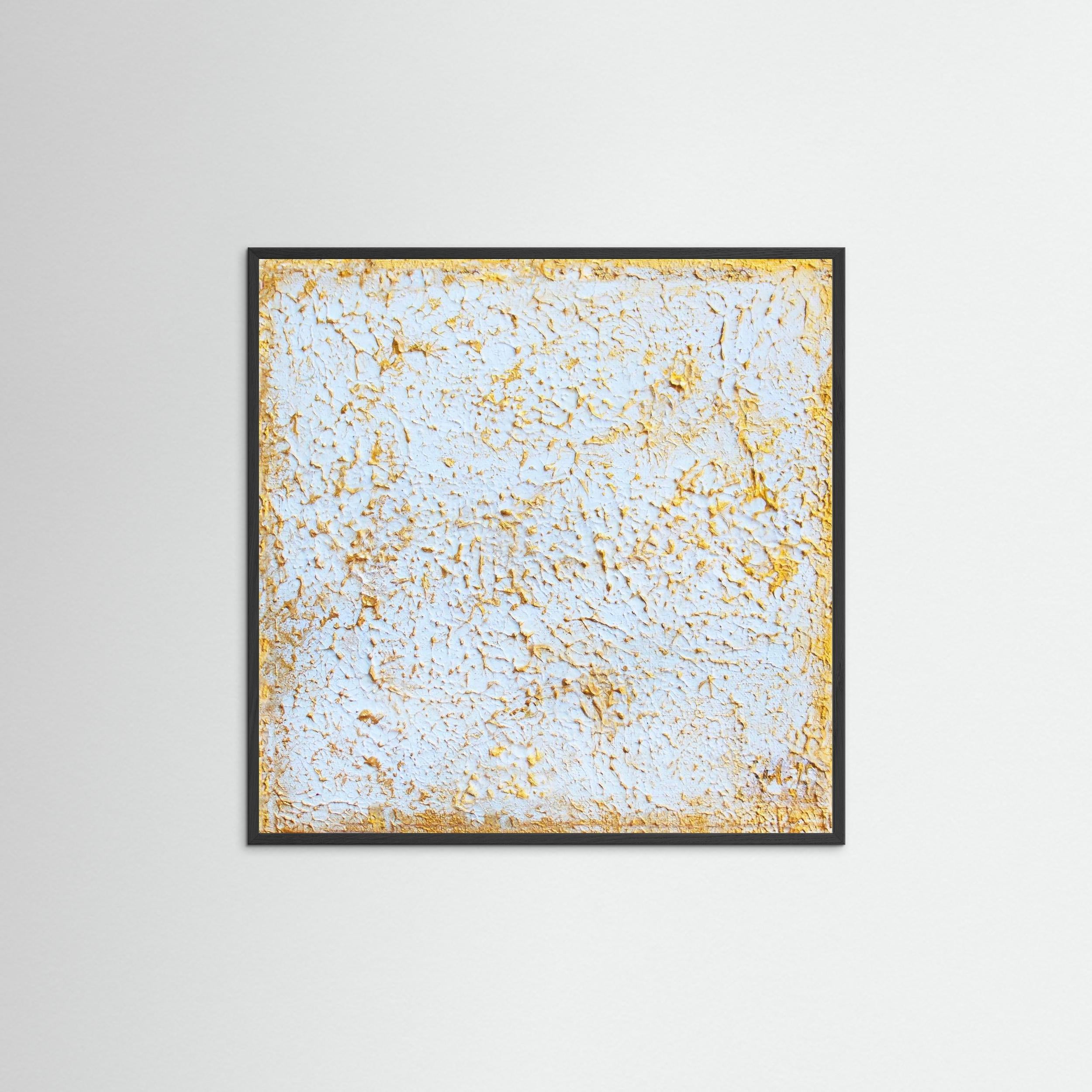Fine Art Paper print: "Organic 3D gold painting"