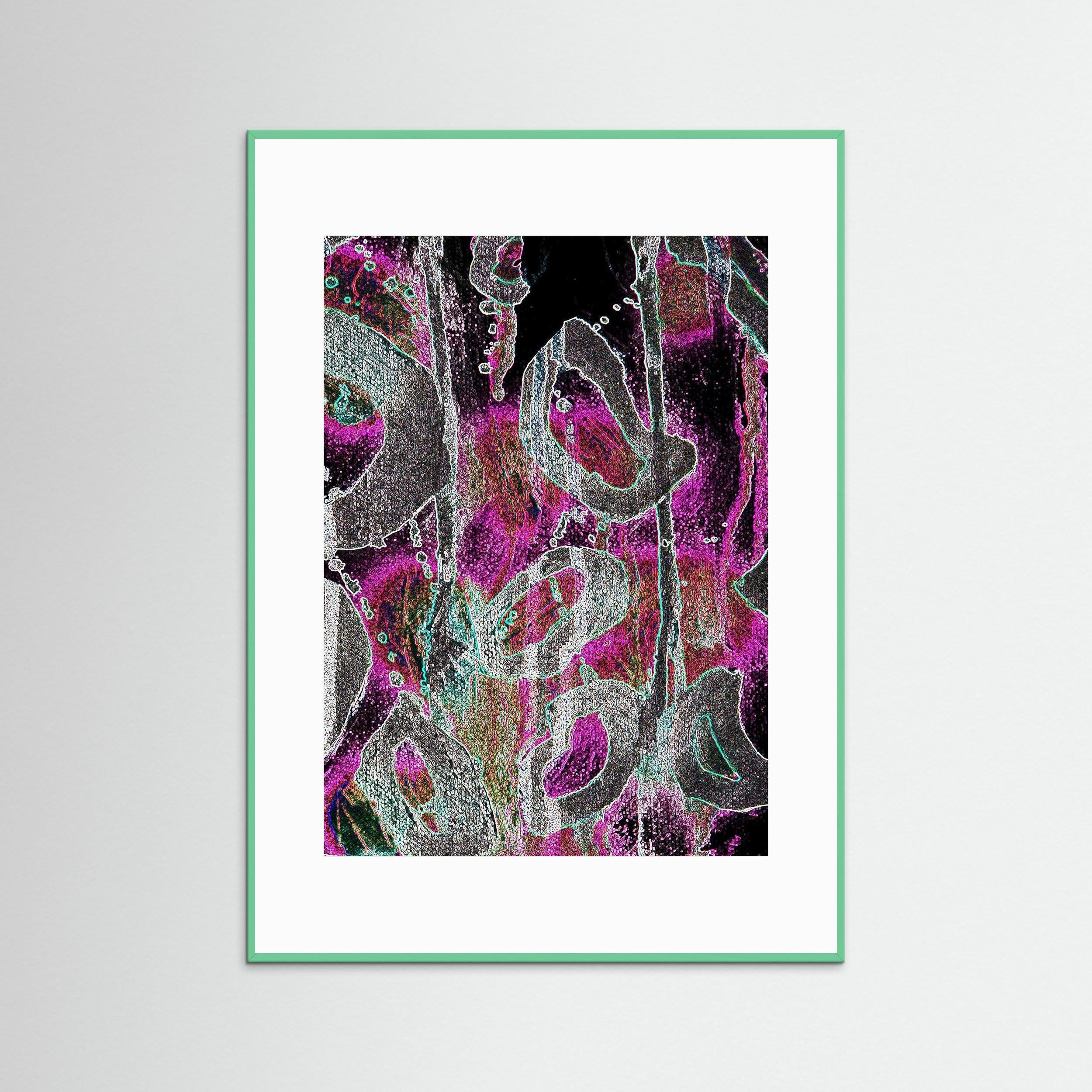 Fine Art Paper Print: "Leopard Glow"