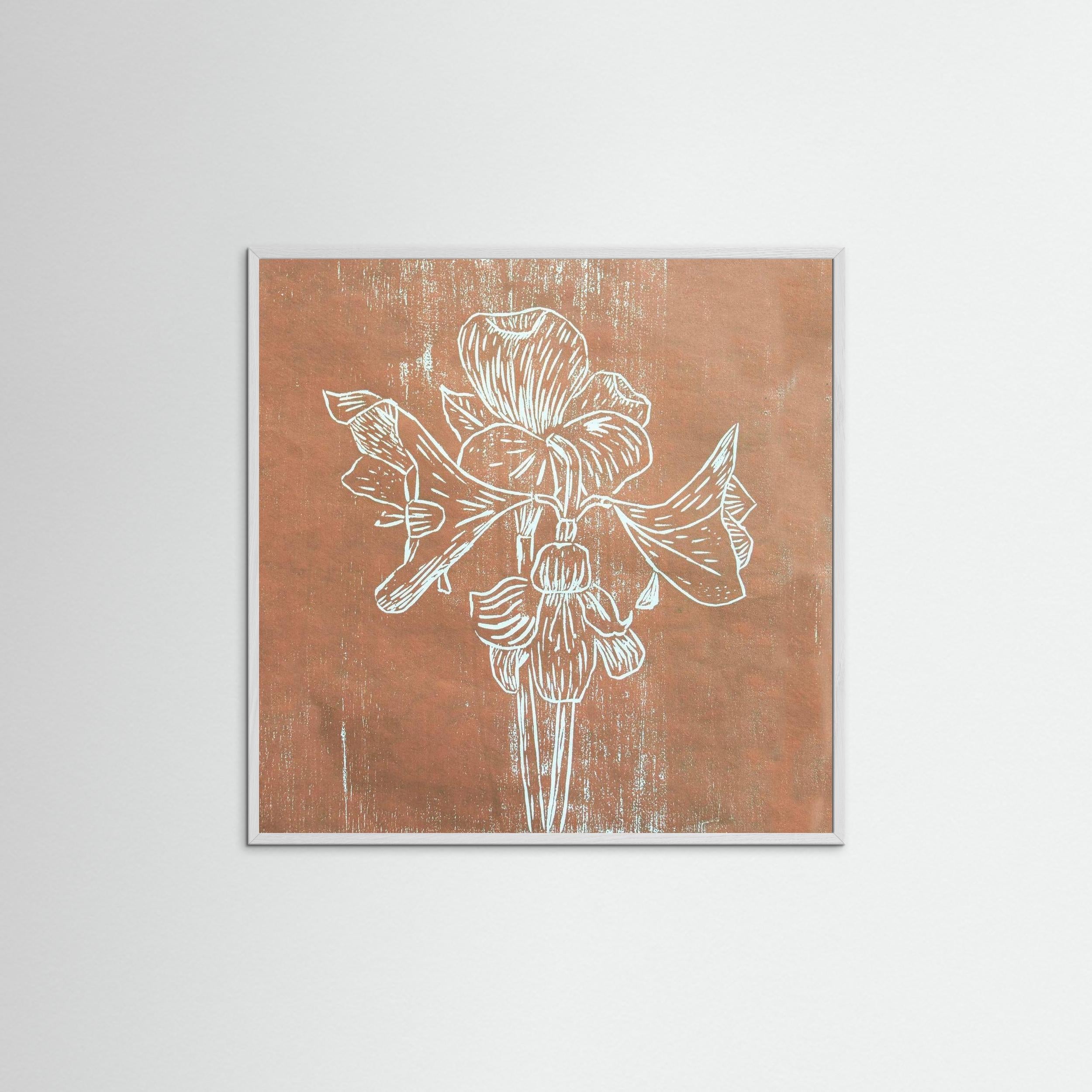Fine Art Papaer Print: "Brown Amaryllis"