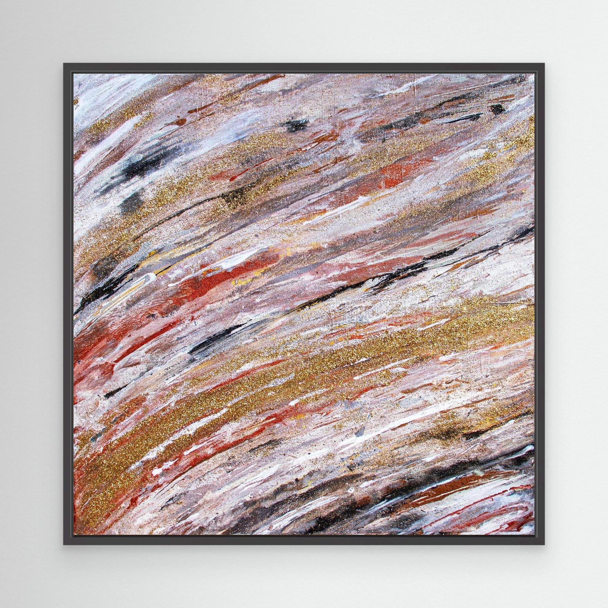 Canvas Print: " Golden wave" piece 1 
