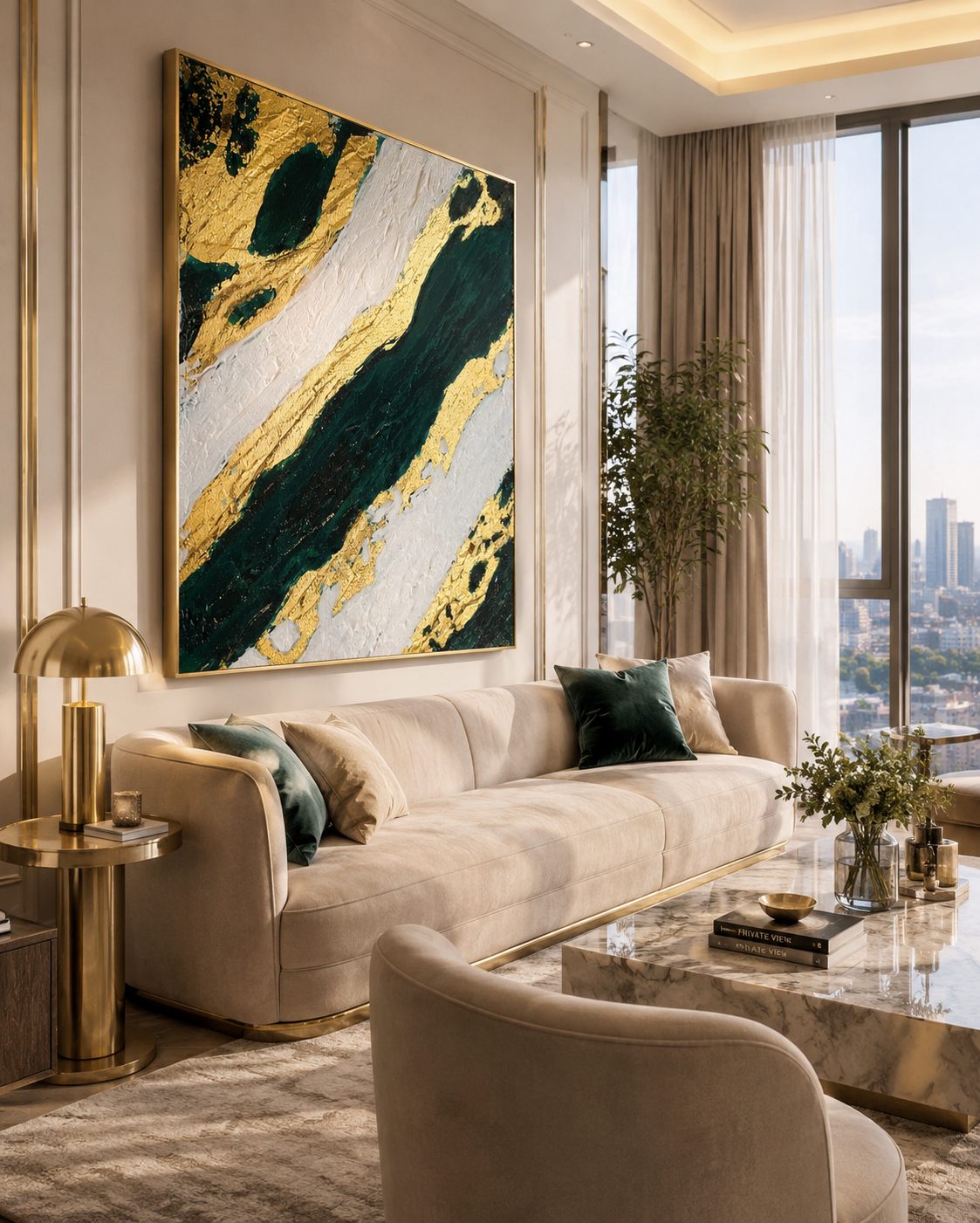 Canvas Print: "The Green Emerald"