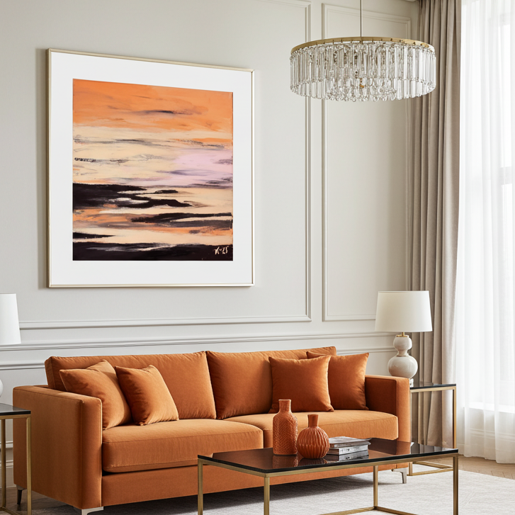 Canvas Print: Coral Beach piece 2