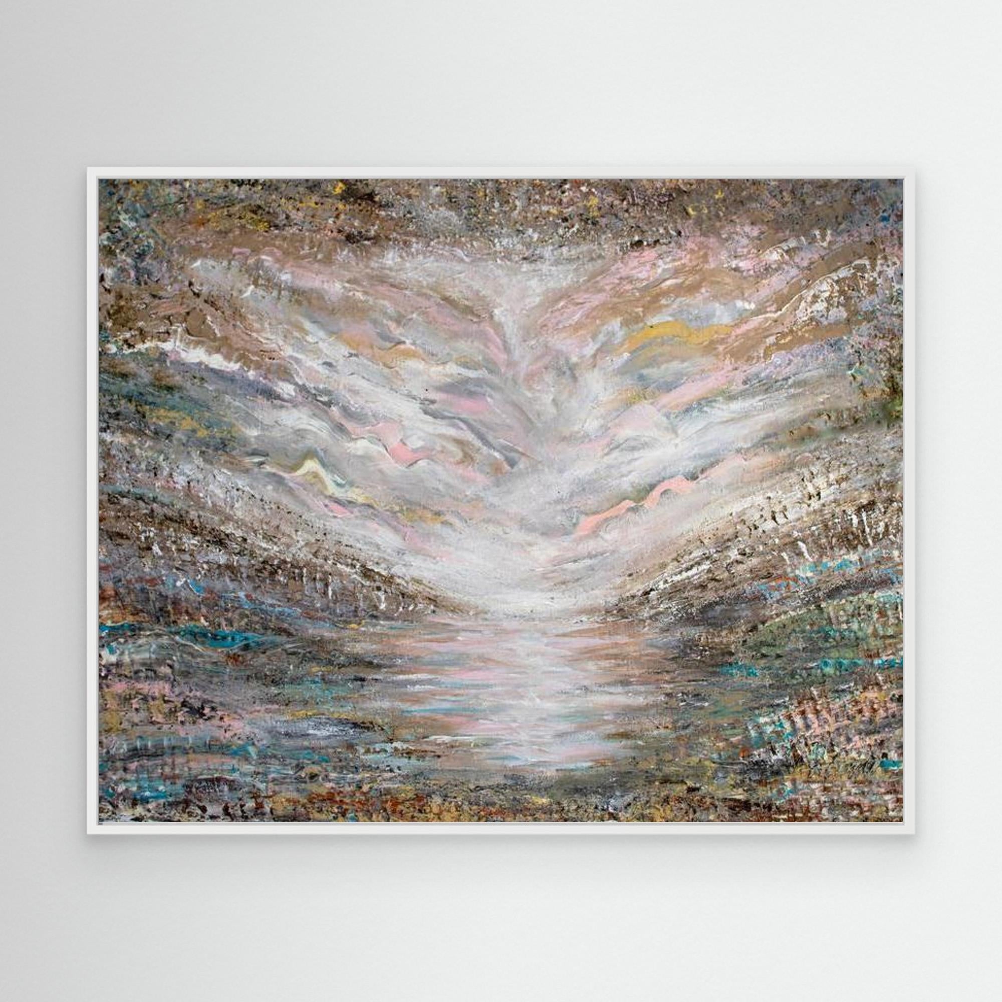 Canvas Print: "Shades of Pink"