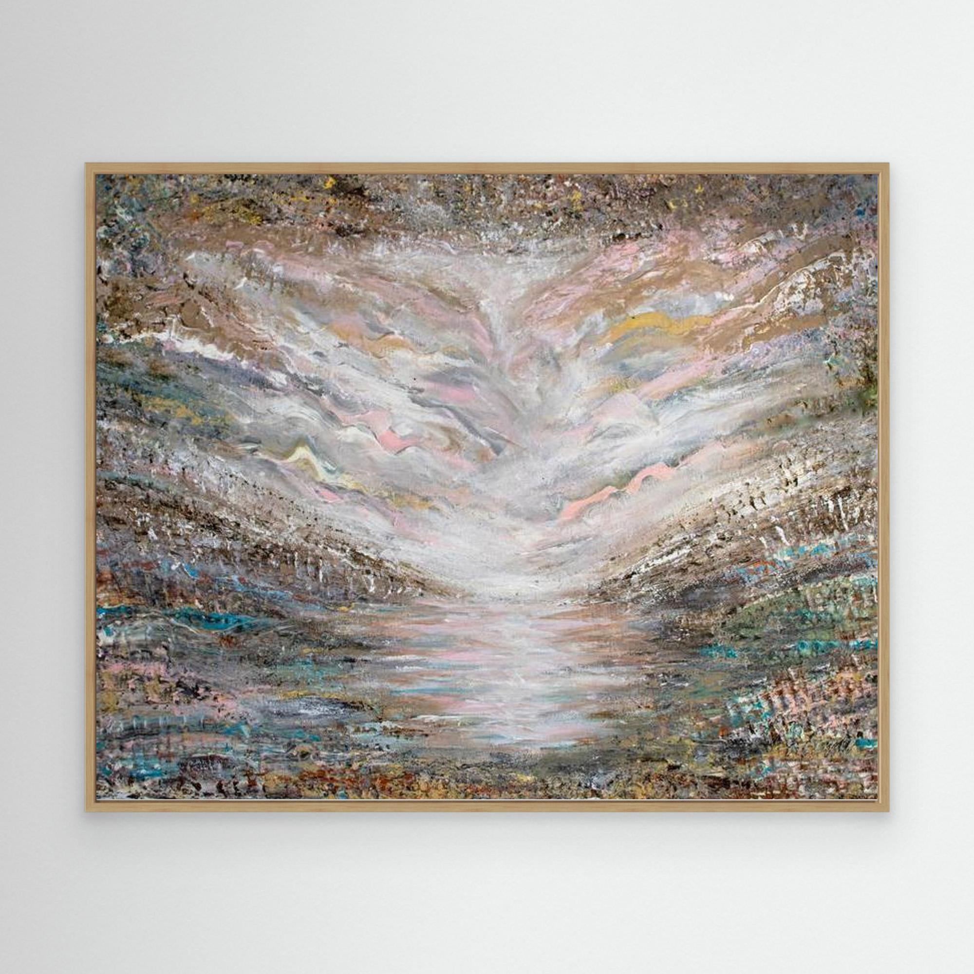 Canvas Print: "Shades of Pink"