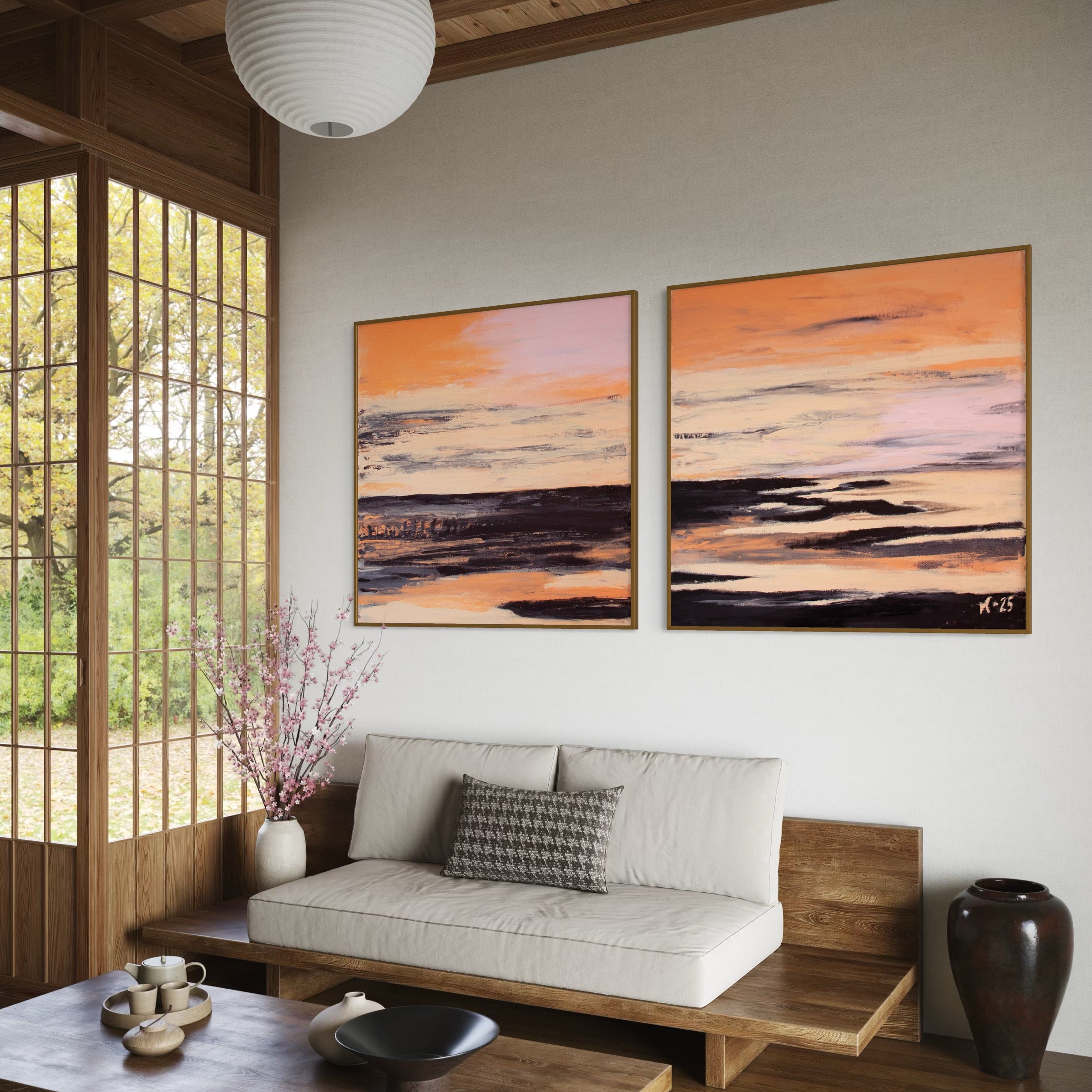 Canvas Print: Coral Beach 1