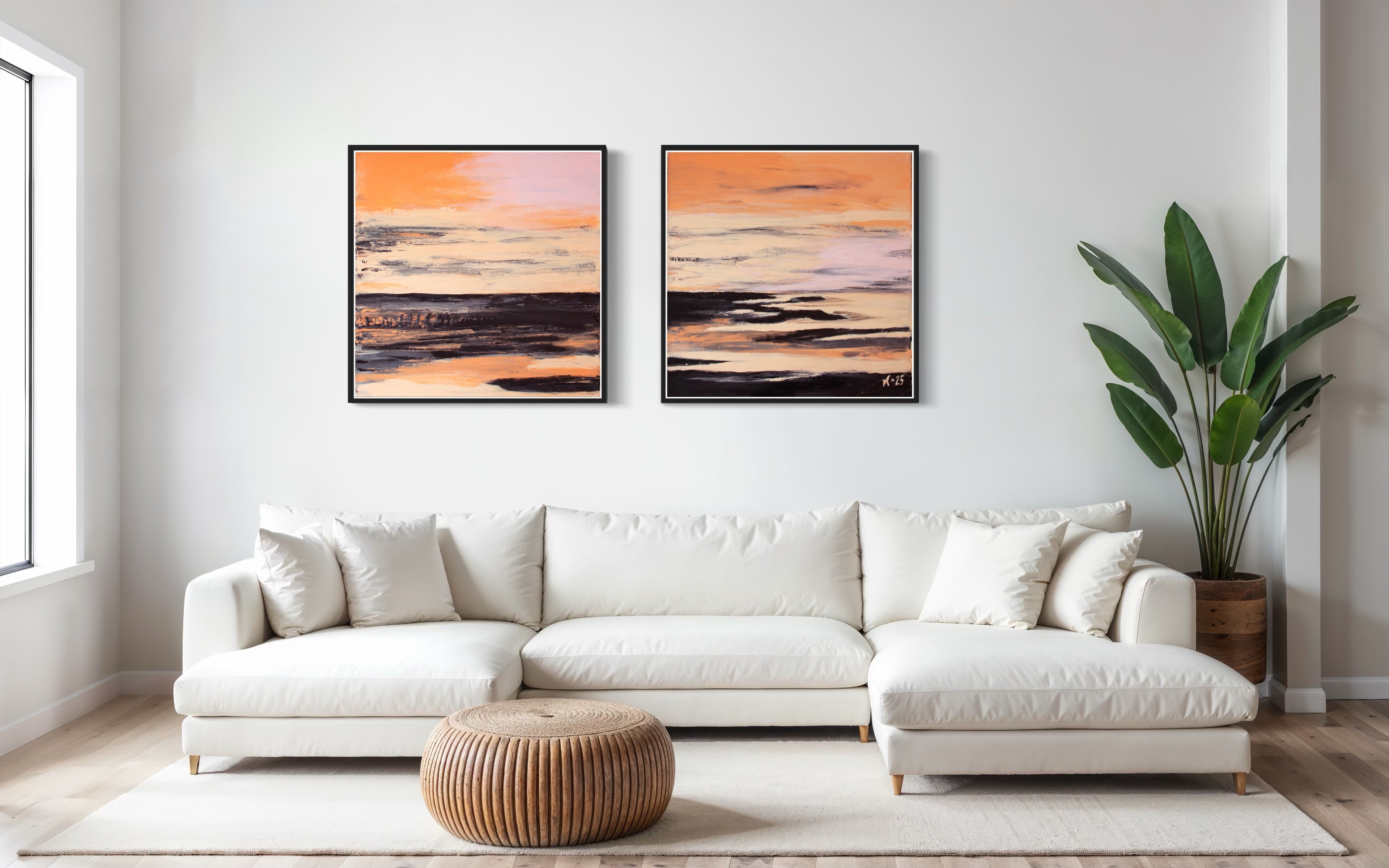 Fine Art papperstryck: Coral beach piece 1