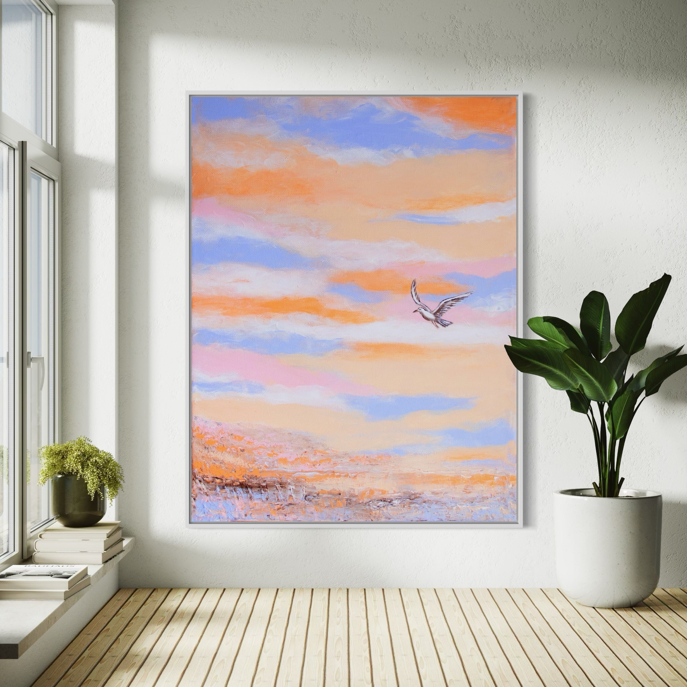 Fine Art Paper Print: Free as a bird piece 1