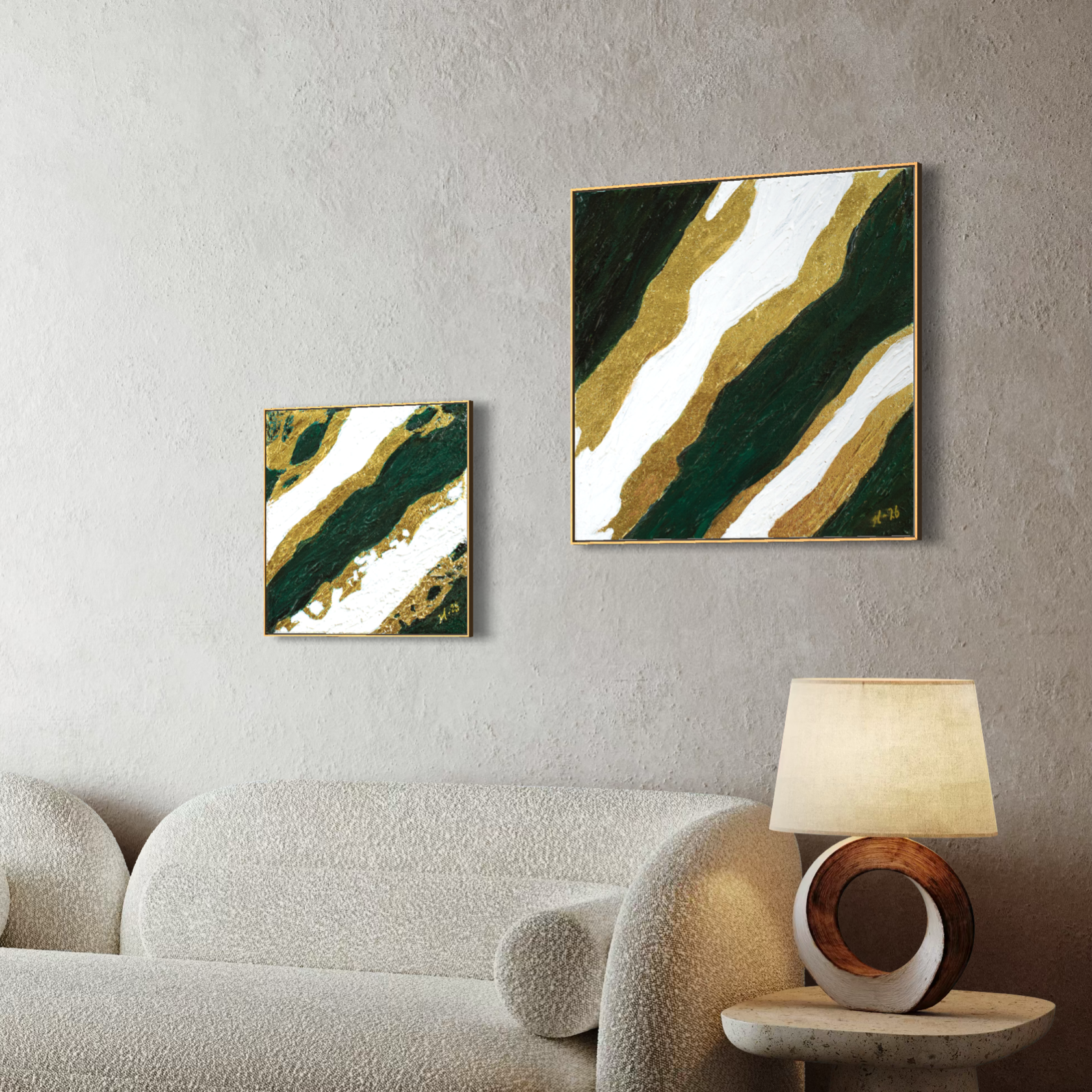 Canvas Print: "Green Current"