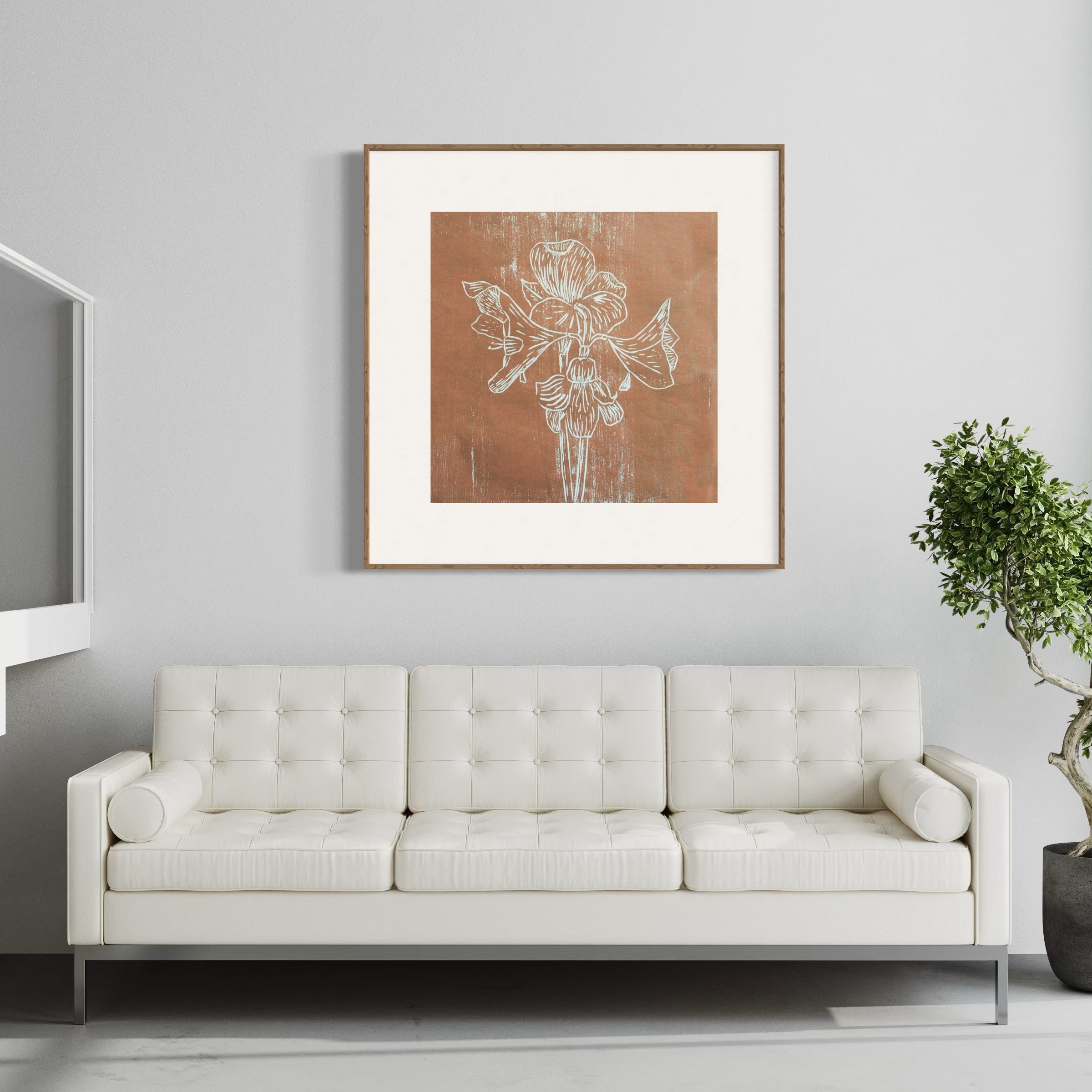 Fine Art Papaer Print: "Brown Amaryllis"