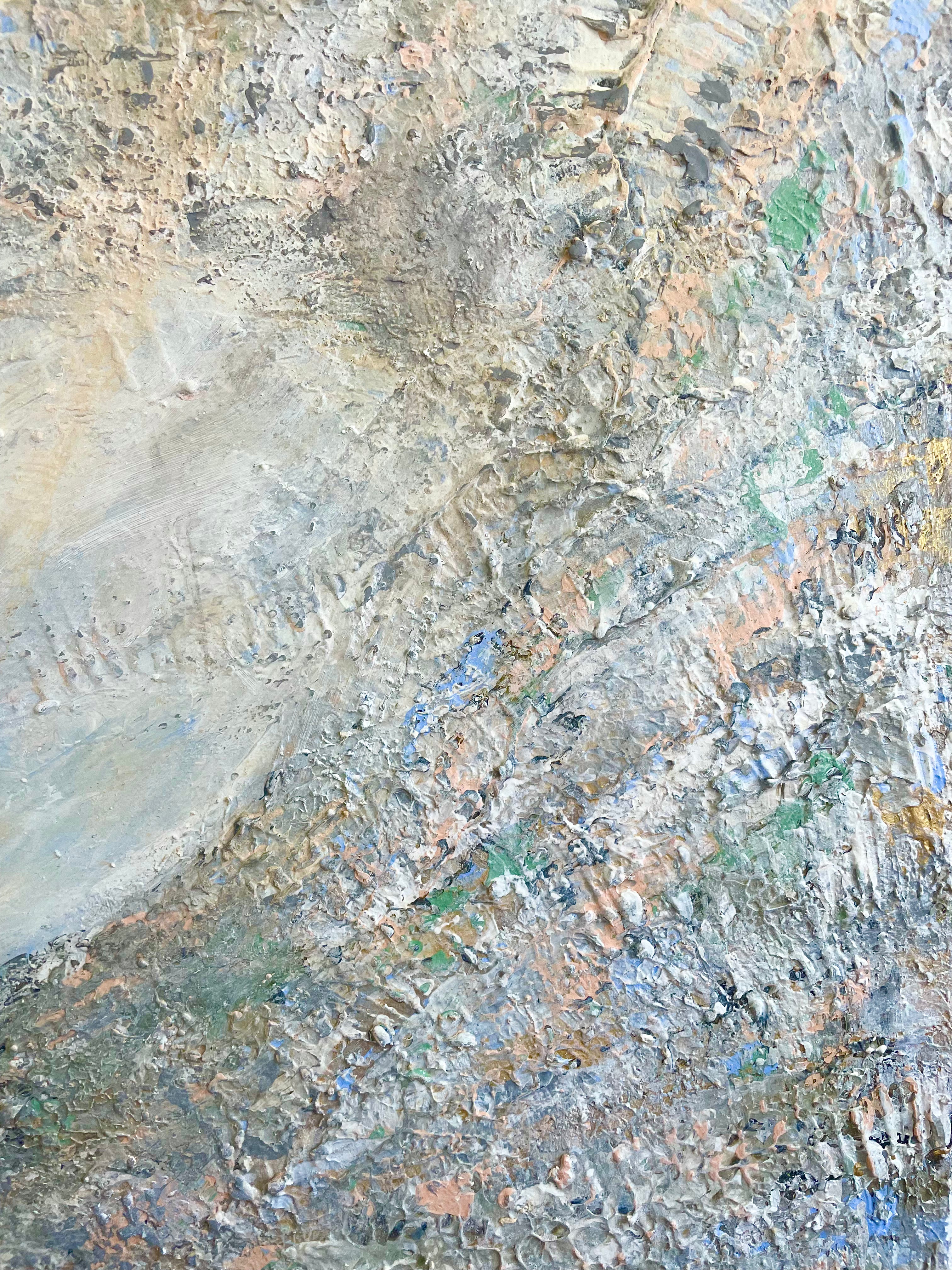 Höga kusten – Original Abstract Acrylic Painting 70×50 cm