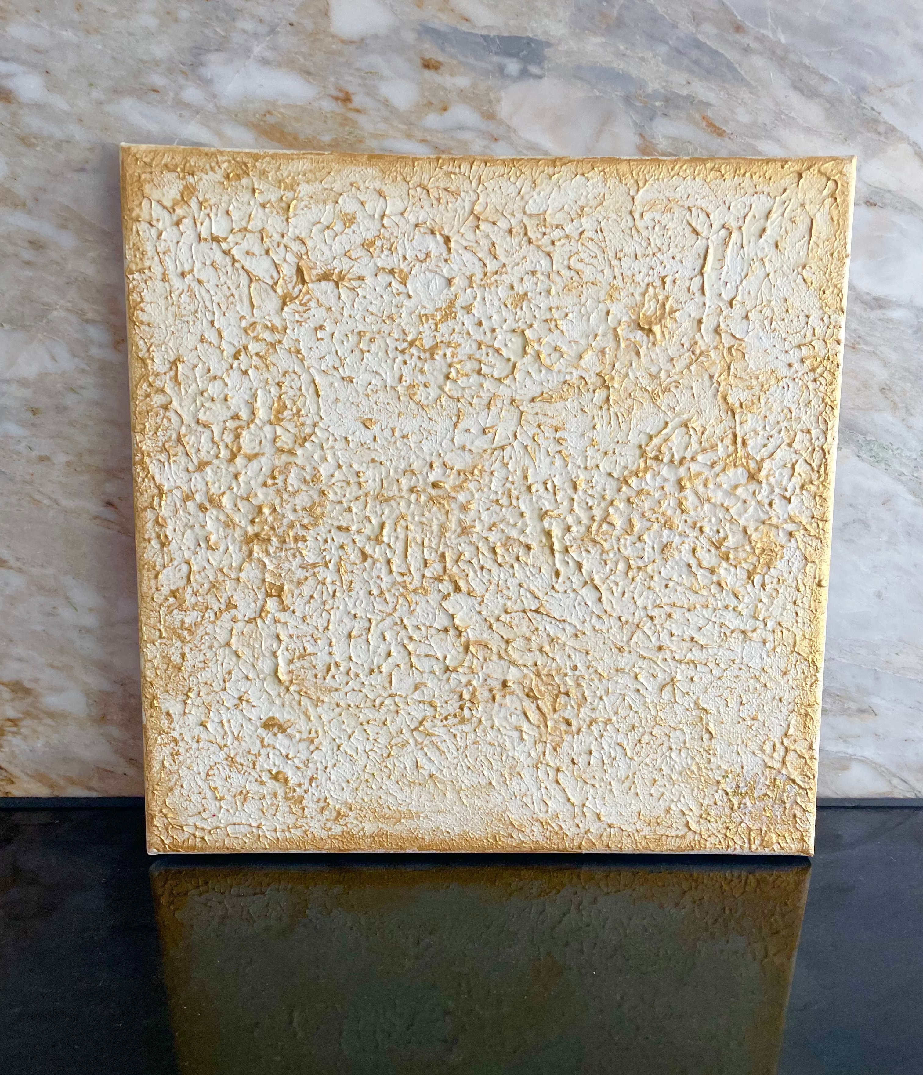 Original painting "Organic 3D gold painting"