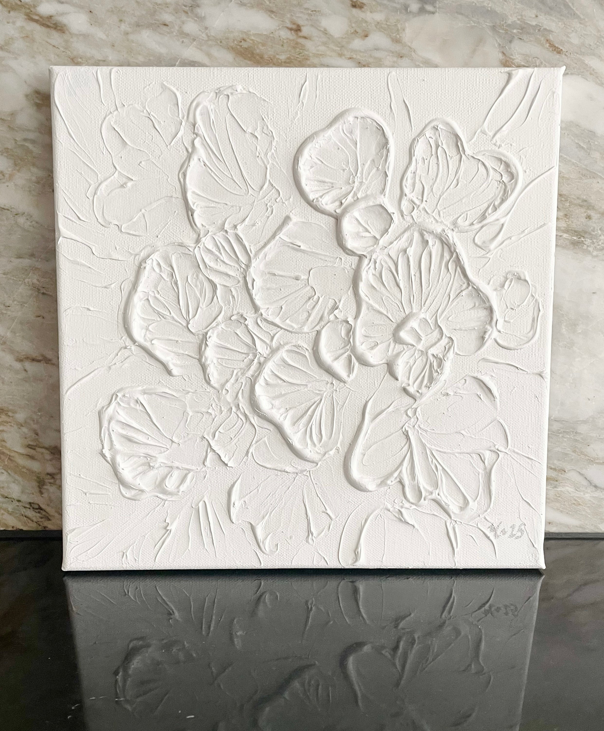 Original painting "Soft White Bloom"