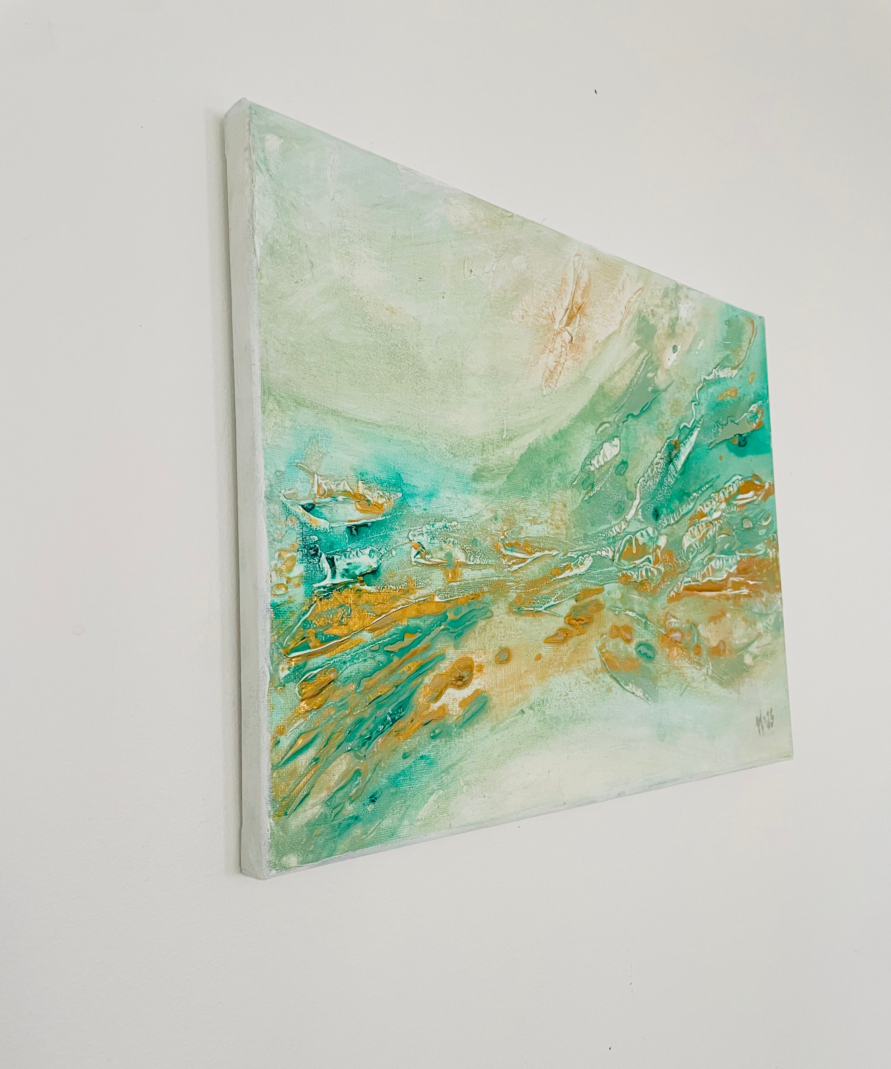 Canvas Print: "Golden current"