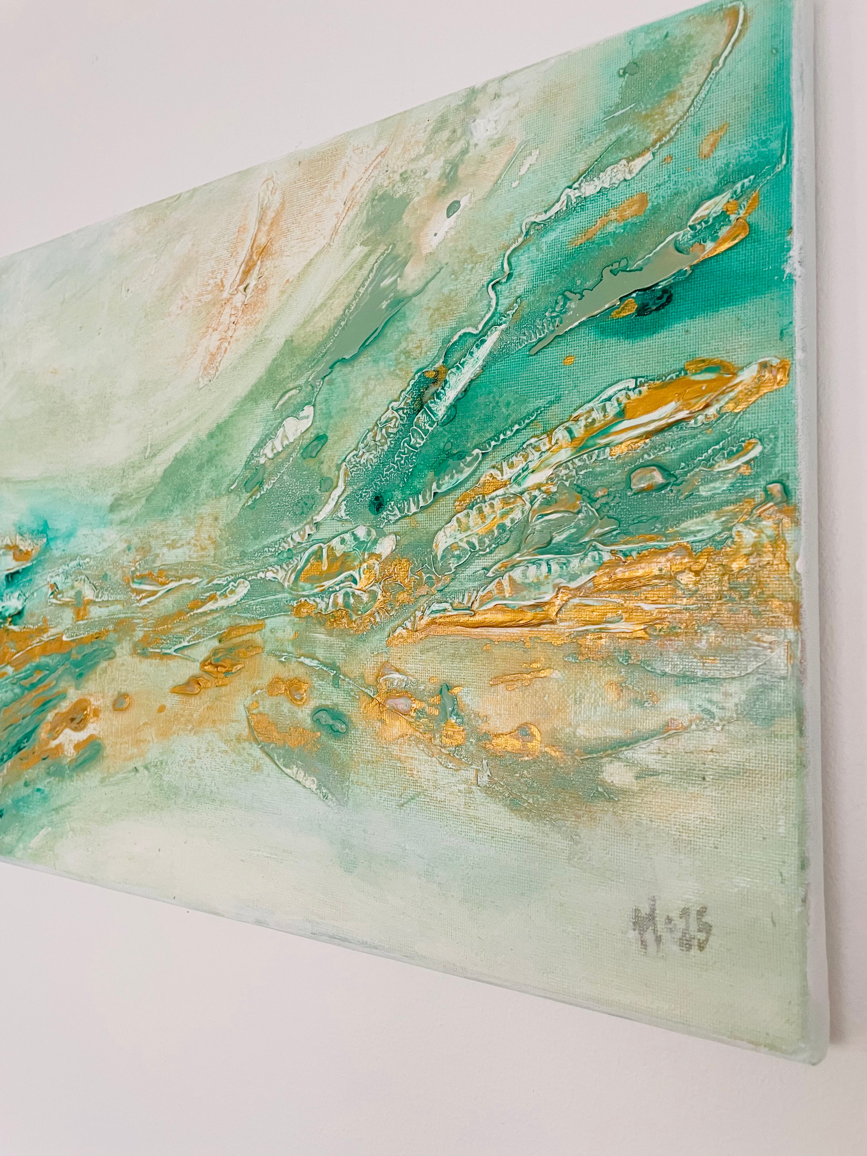 Original artwork "Golden current"