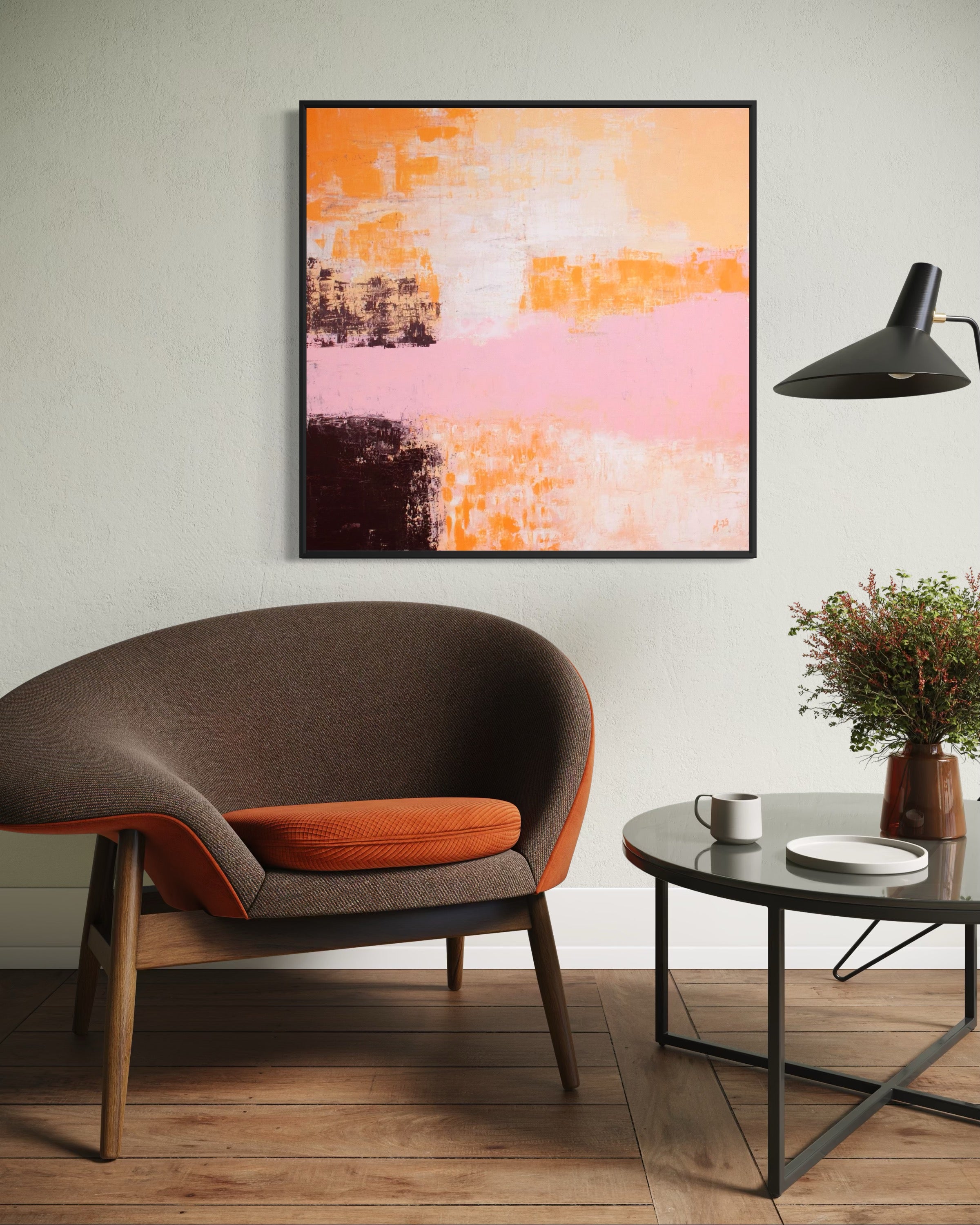 Canvastavla: "Coral Sunset"