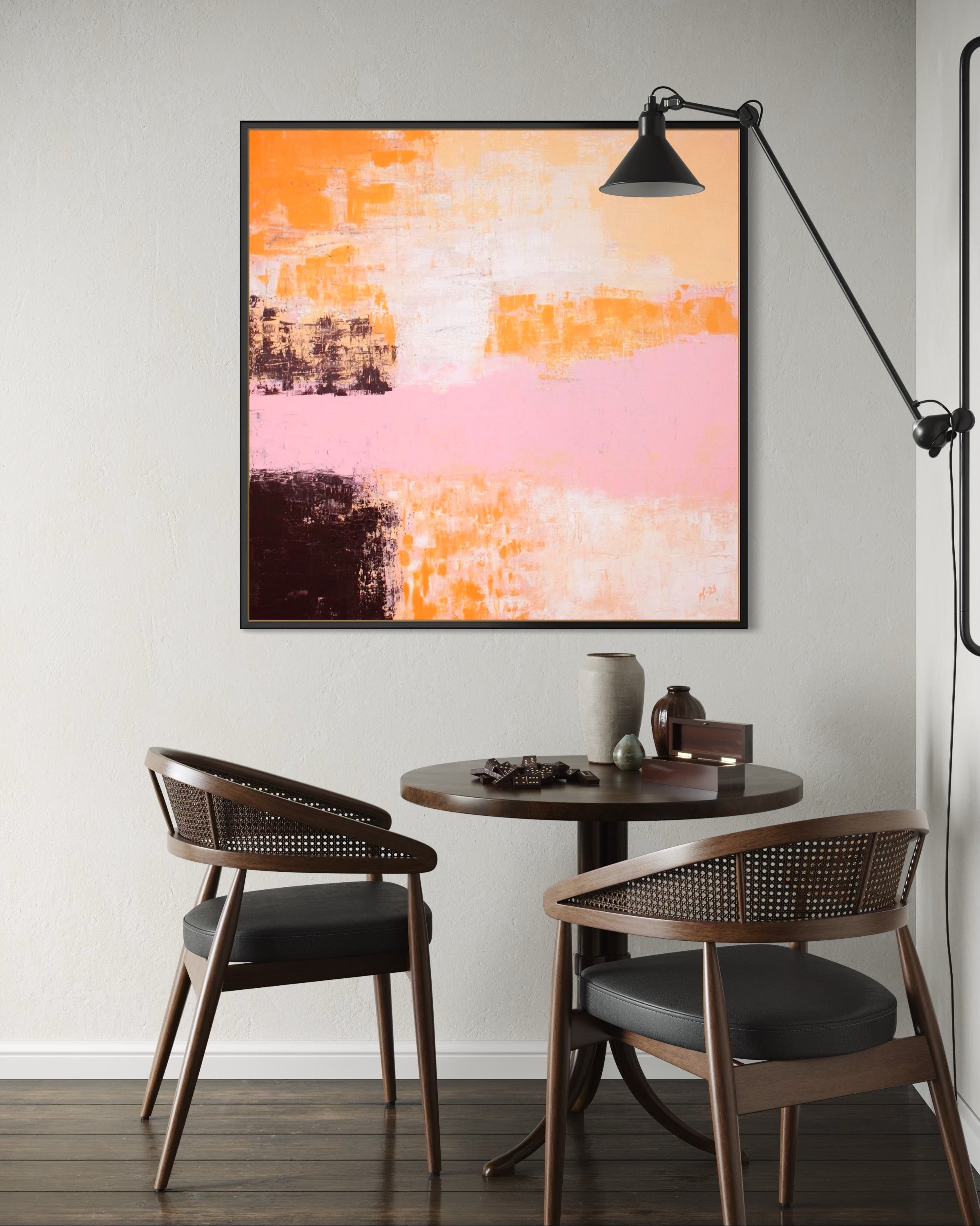 Canvastavla: "Coral Sunset"