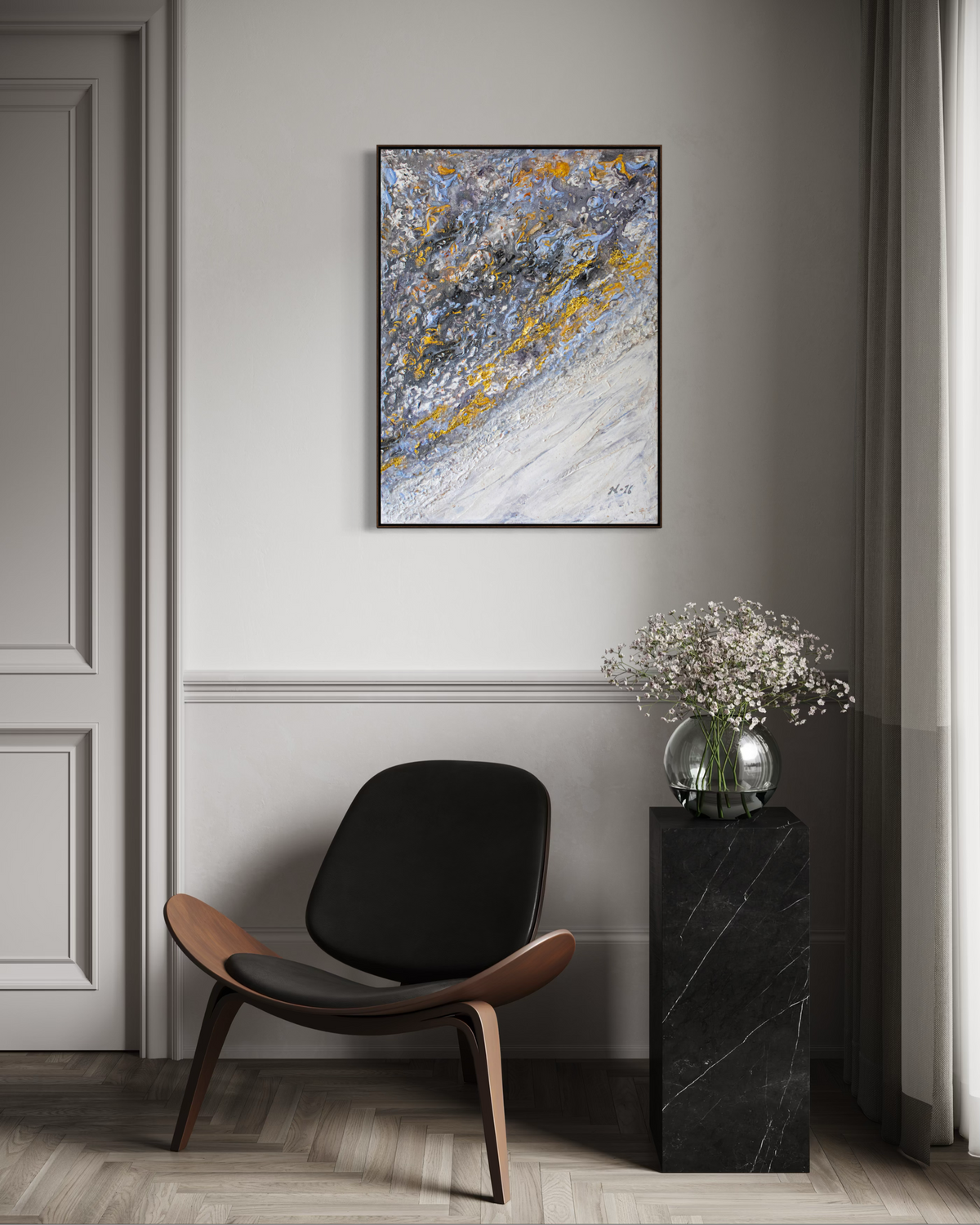 Glimmering Sea Passage – Original Painting