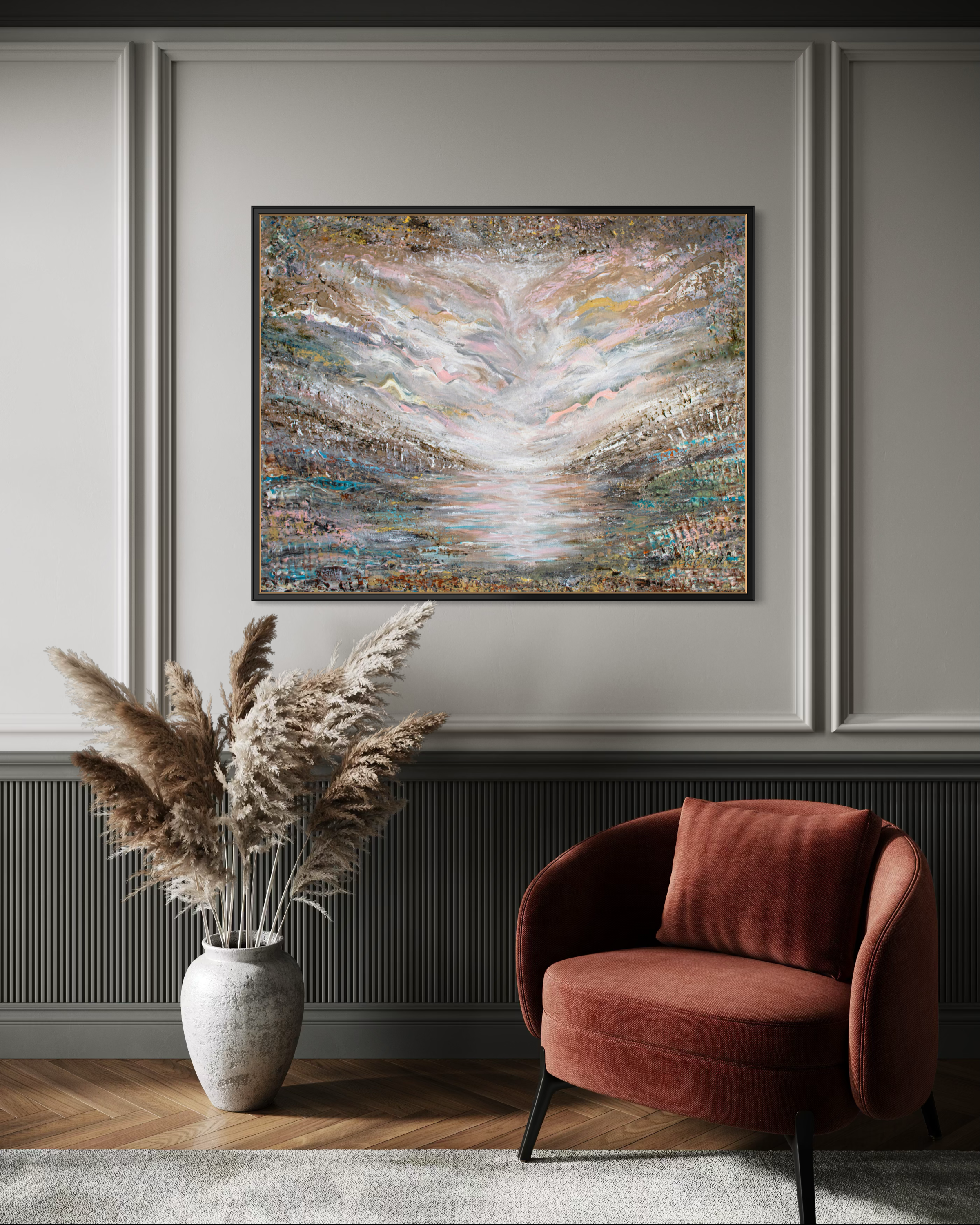 Canvas Print: "Shades of Pink"