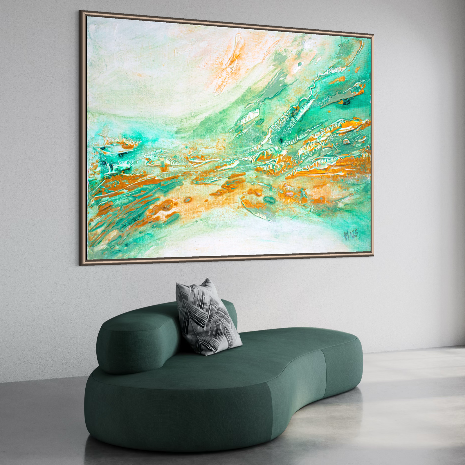 Fine Art Paper print: "Golden Current"