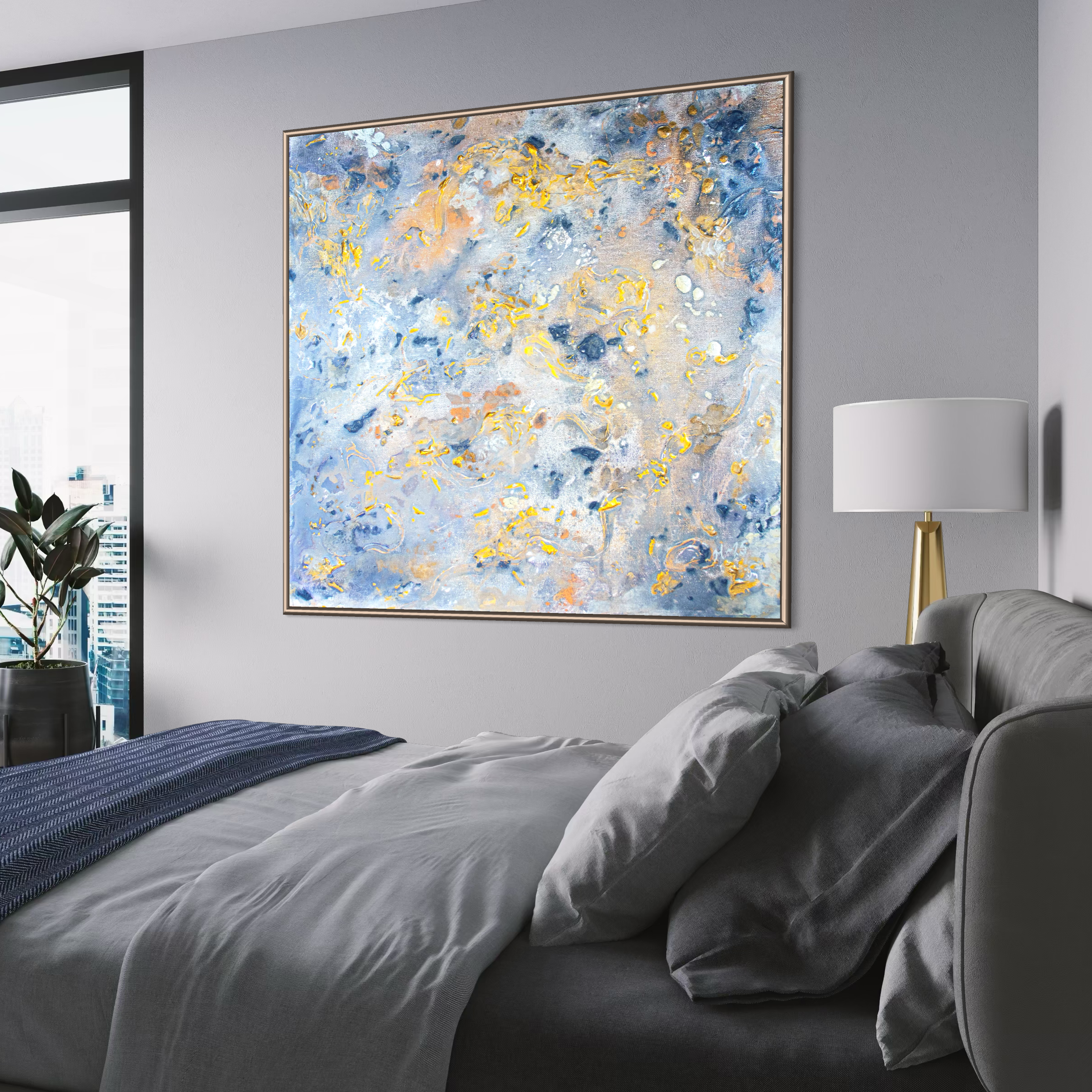 Canvas Print: "The Ocean Our Universe"