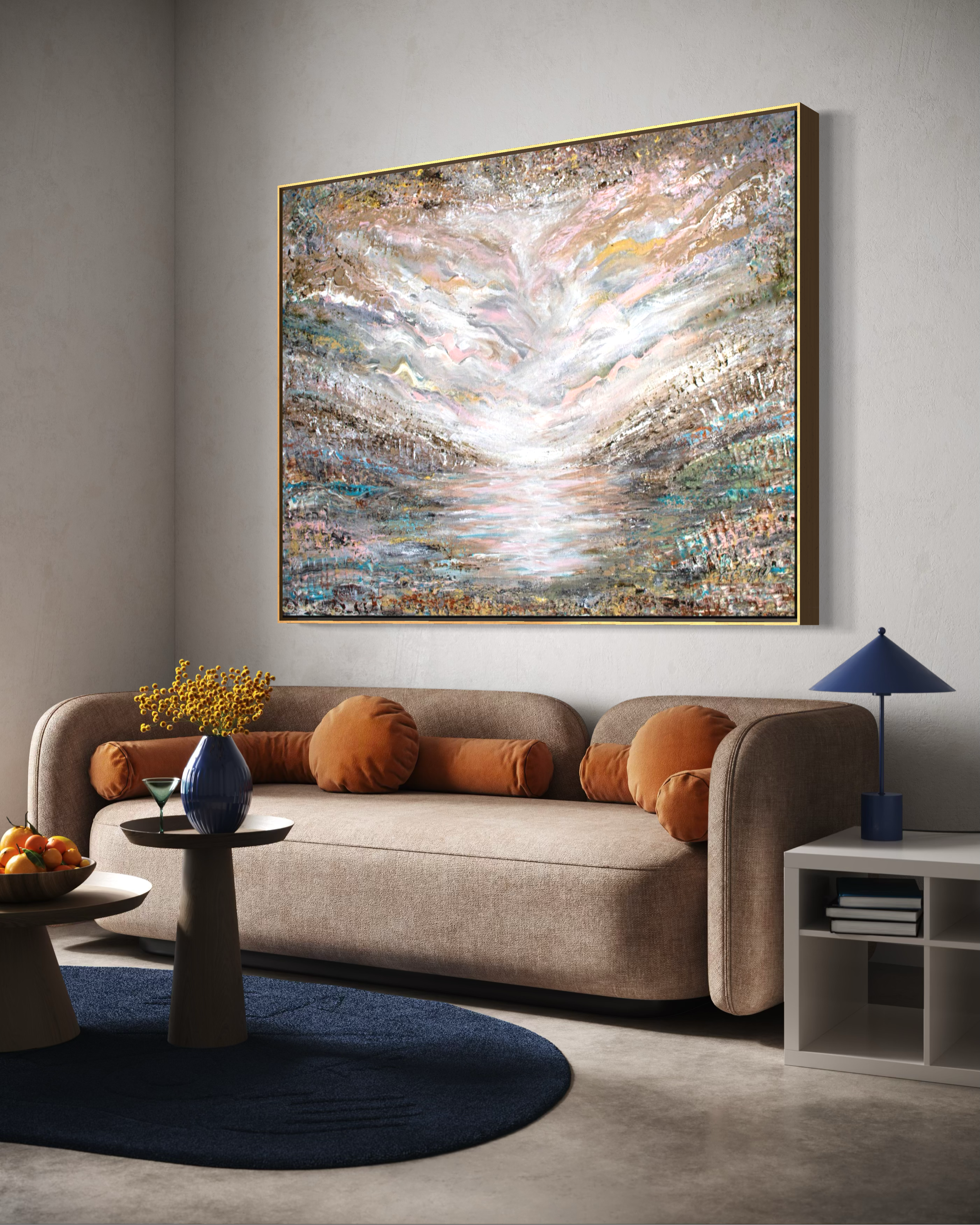 Canvas Print Abstract – Shades of Pink | Swedish Wall Art