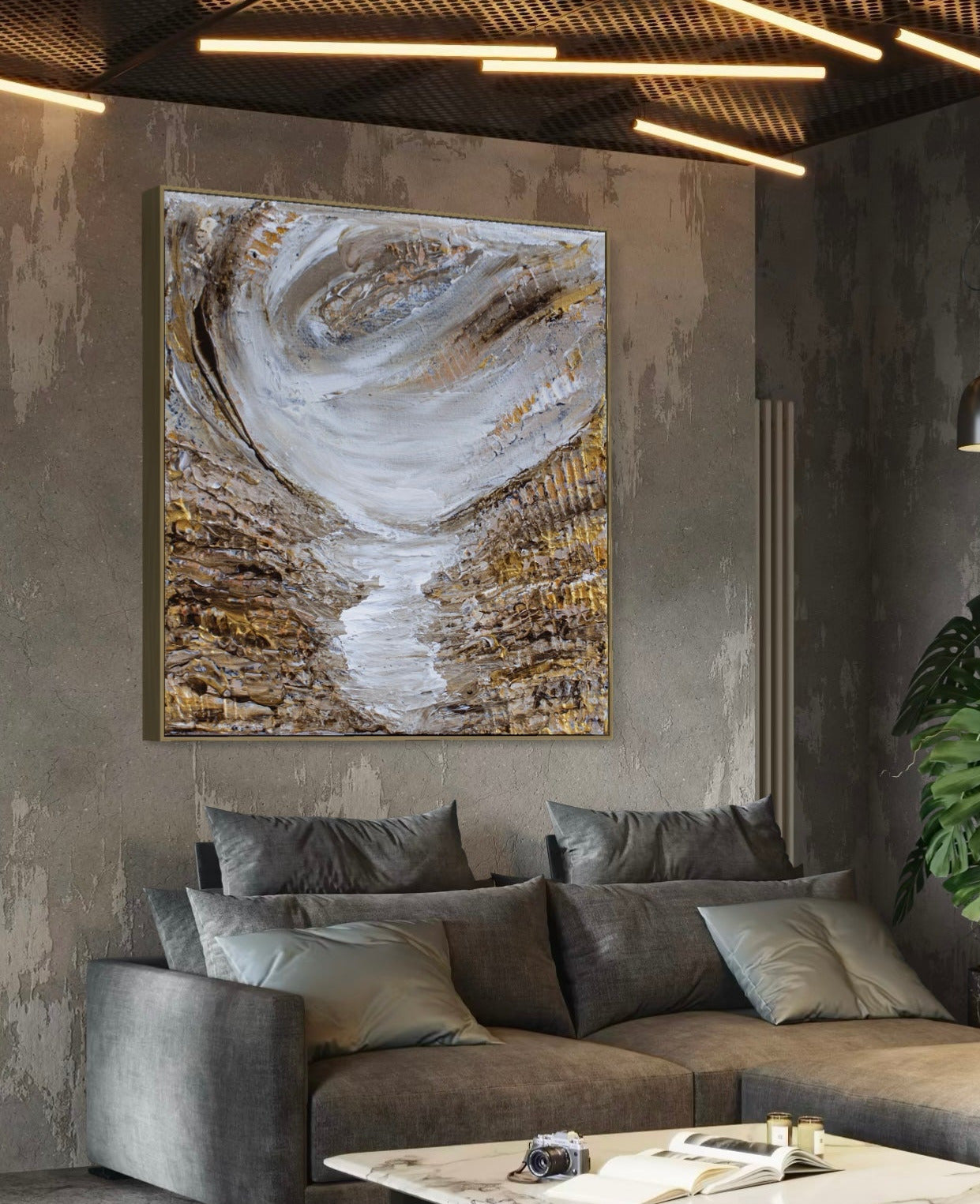 Canvas Print Abstract Nordic – Whispers of Earth | Swedish Wall Art