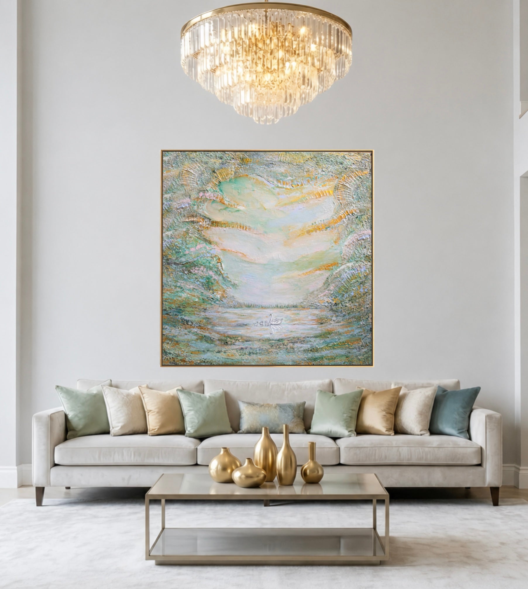 Sommardröm – Nordic Canvas Wall Art Print by Rebecka Lingmerth