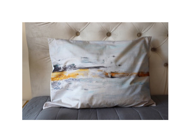 Organic pillow "Such a lovely day"