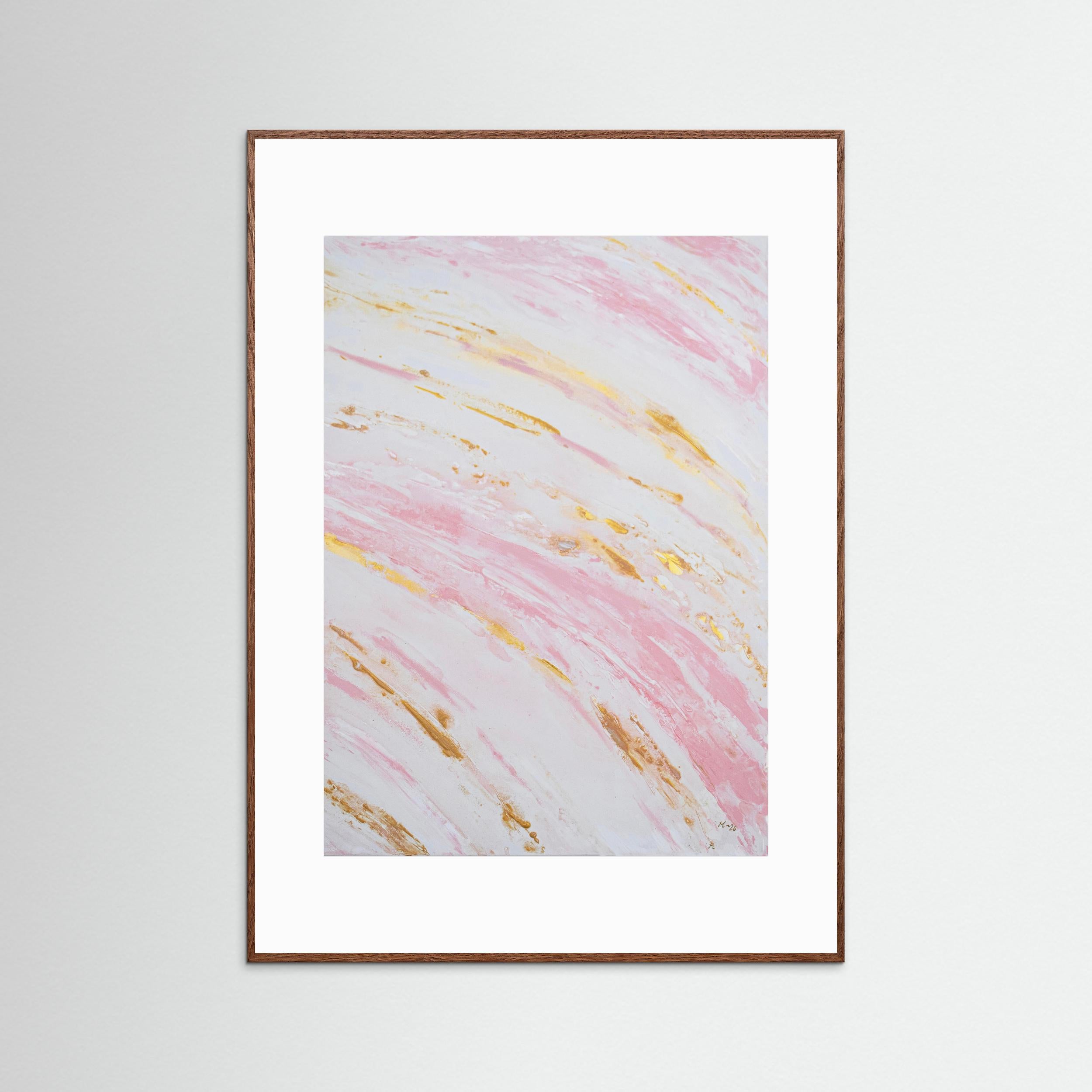 Fine Art Paper Print: "Blush Tides Piece 2"