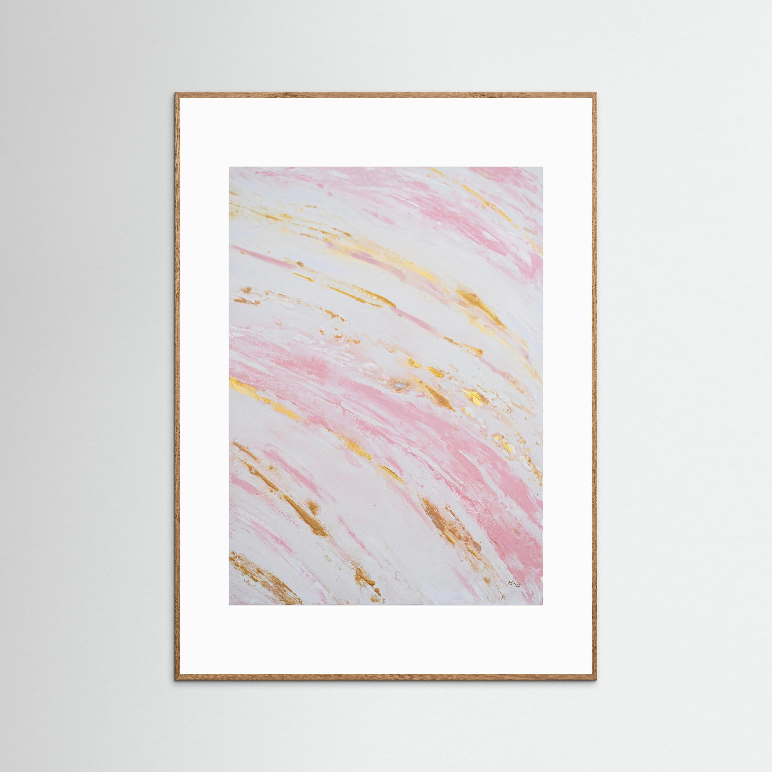 Fine Art Paper Print: "Blush Tides Piece 2"