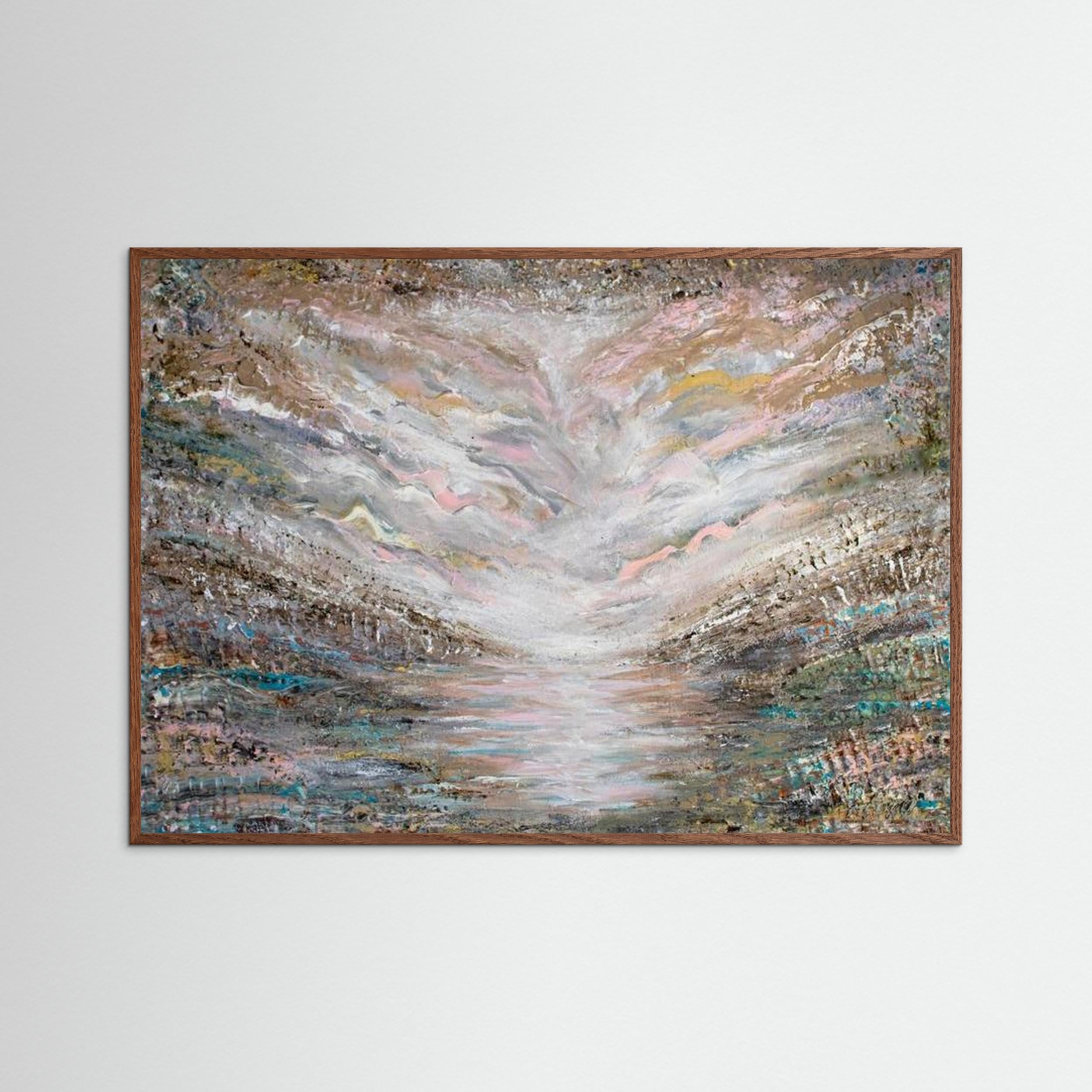 Fine Art Paper Print: "Shades of pink"