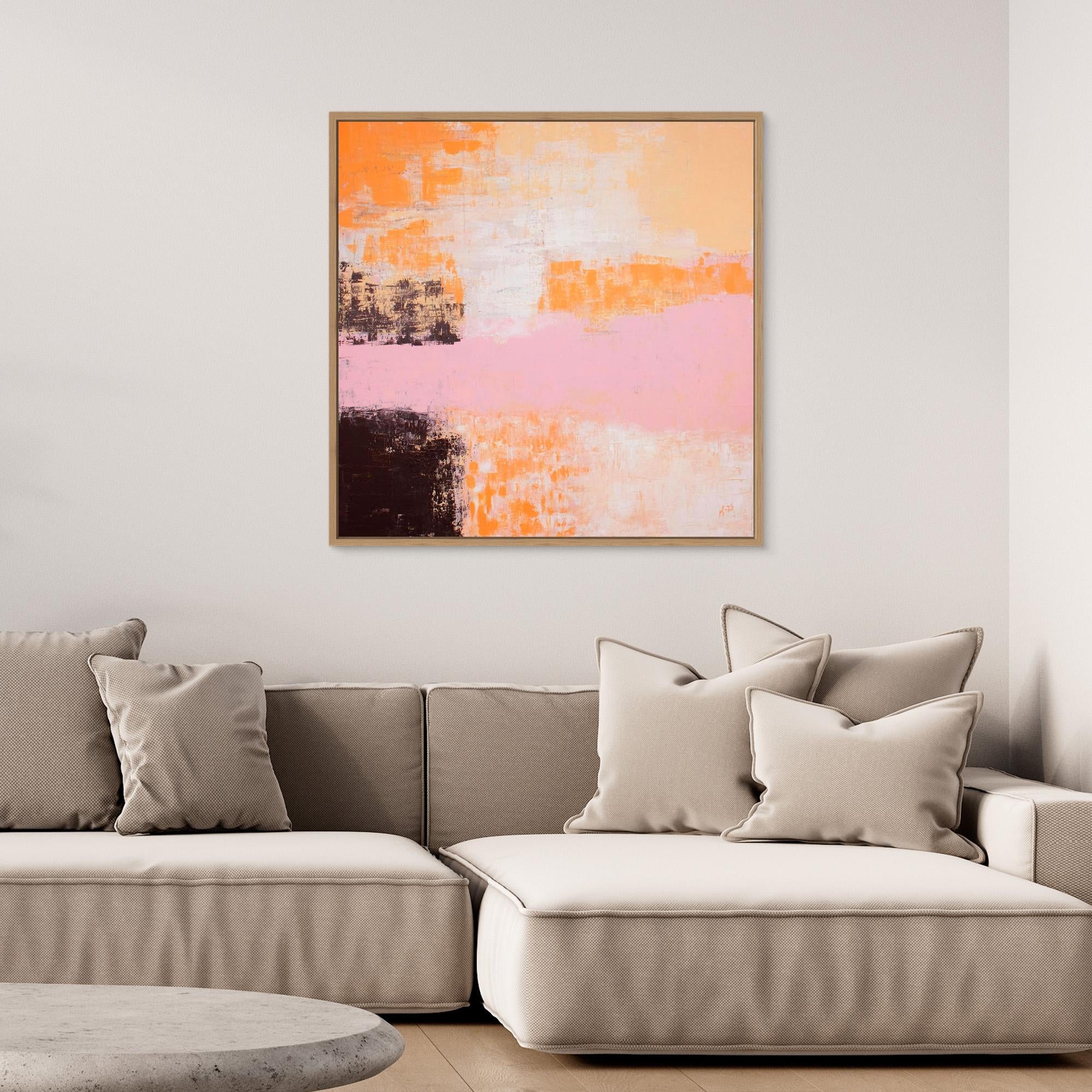 Canvas Print: "Coral Sunset"
