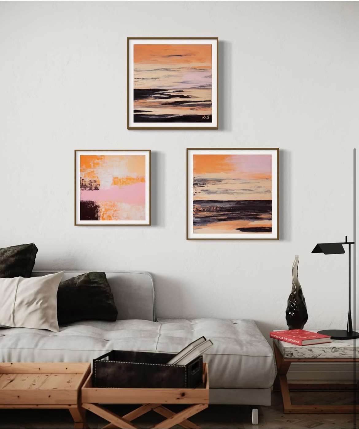 Canvastavla: "Coral Sunset"