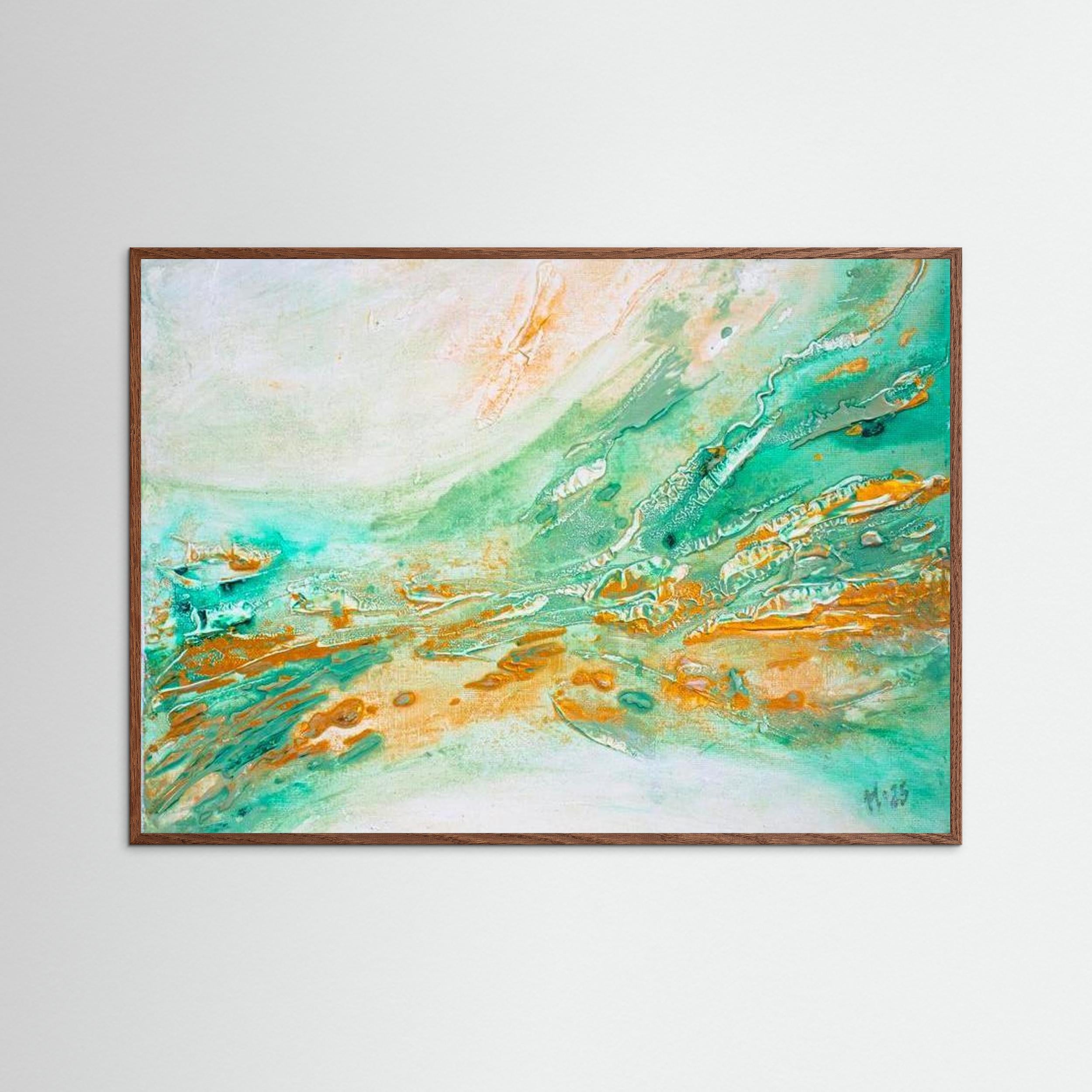 Fine Art Paper print: "Golden Current"
