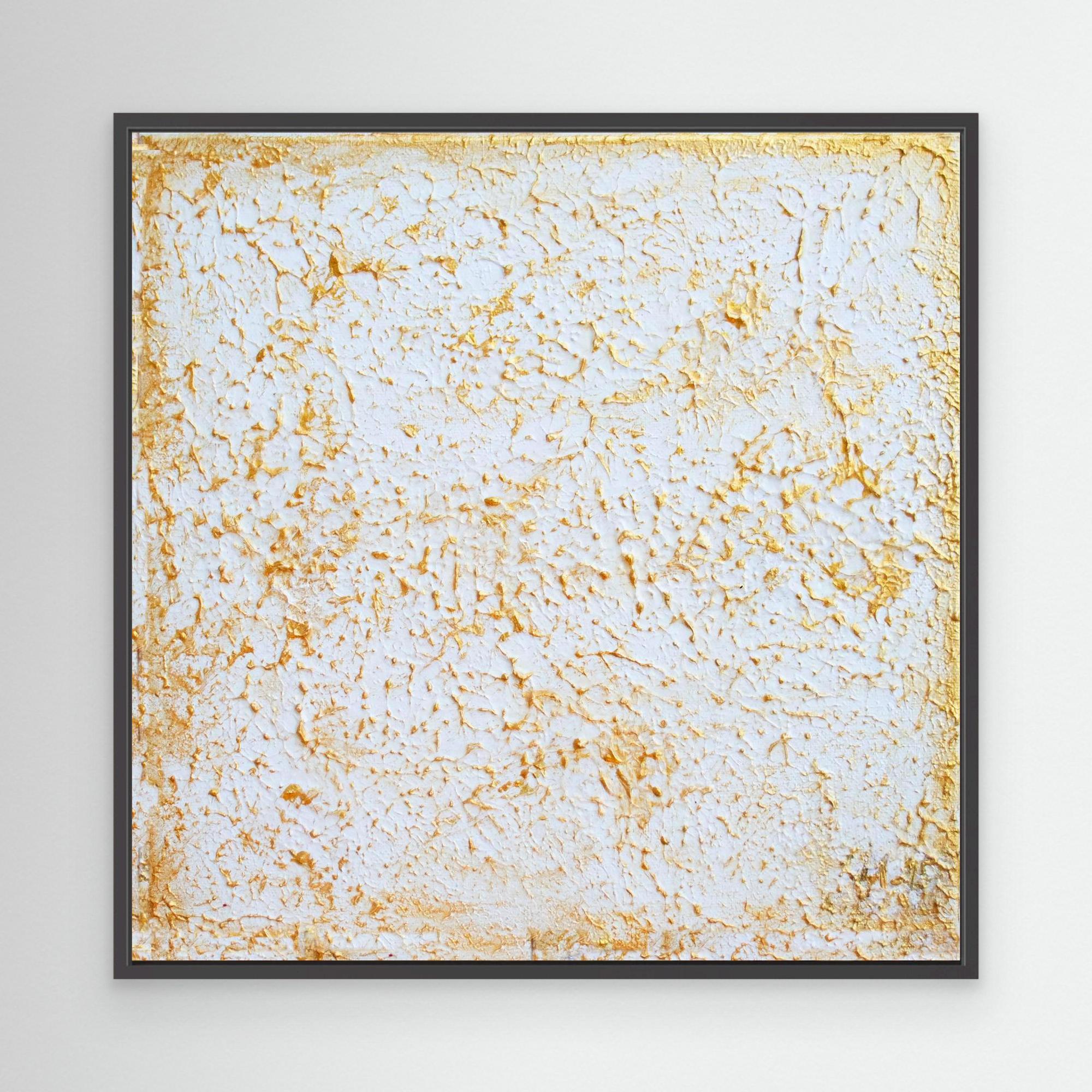 Canvas Print: "Organic 3D gold painting"