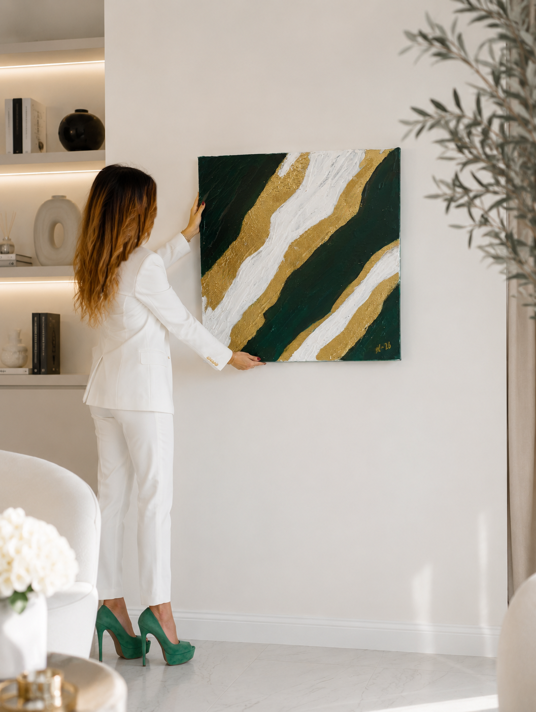 Canvas Print: "Green Current"