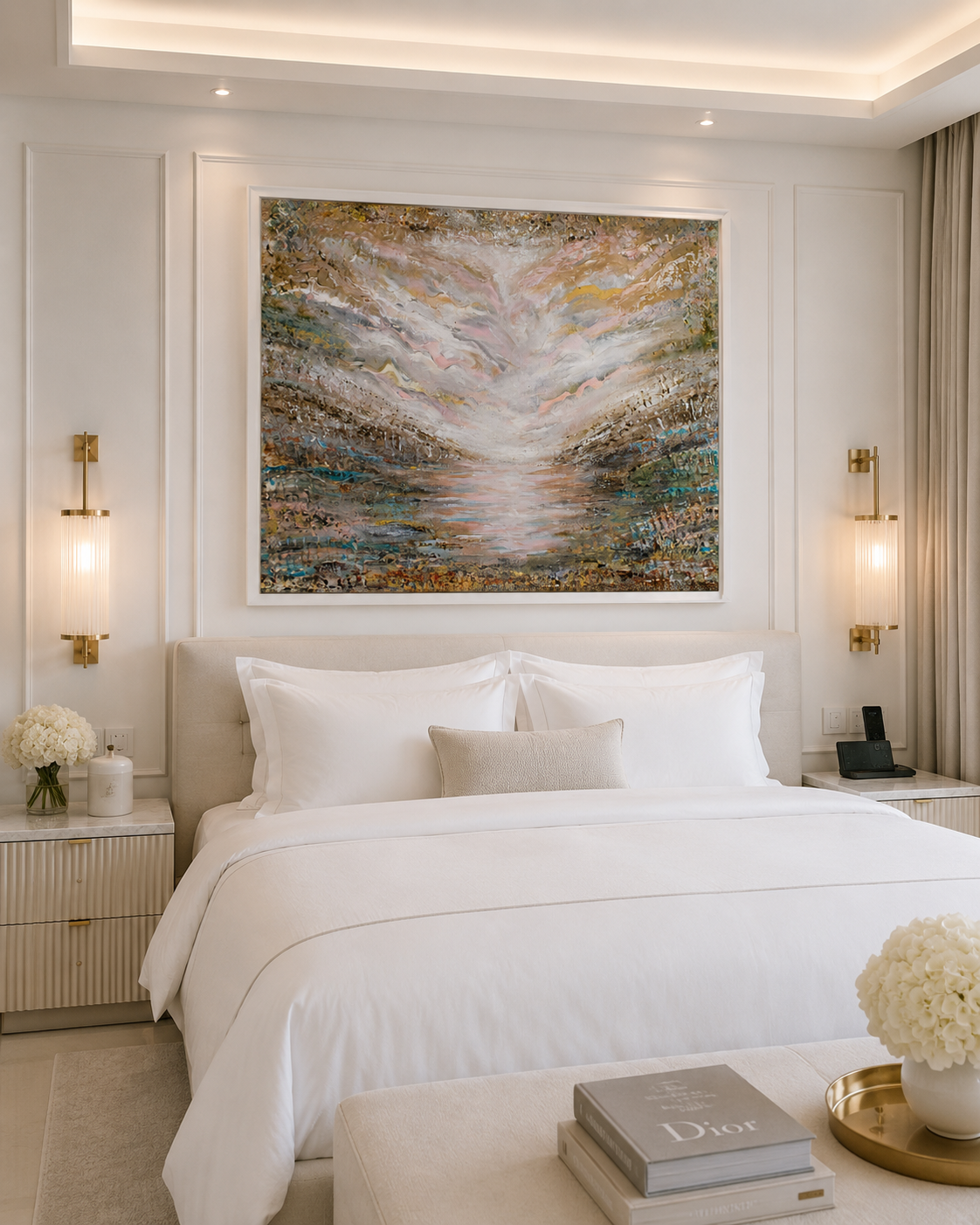 Shades of Pink – Nordic Canvas Print
