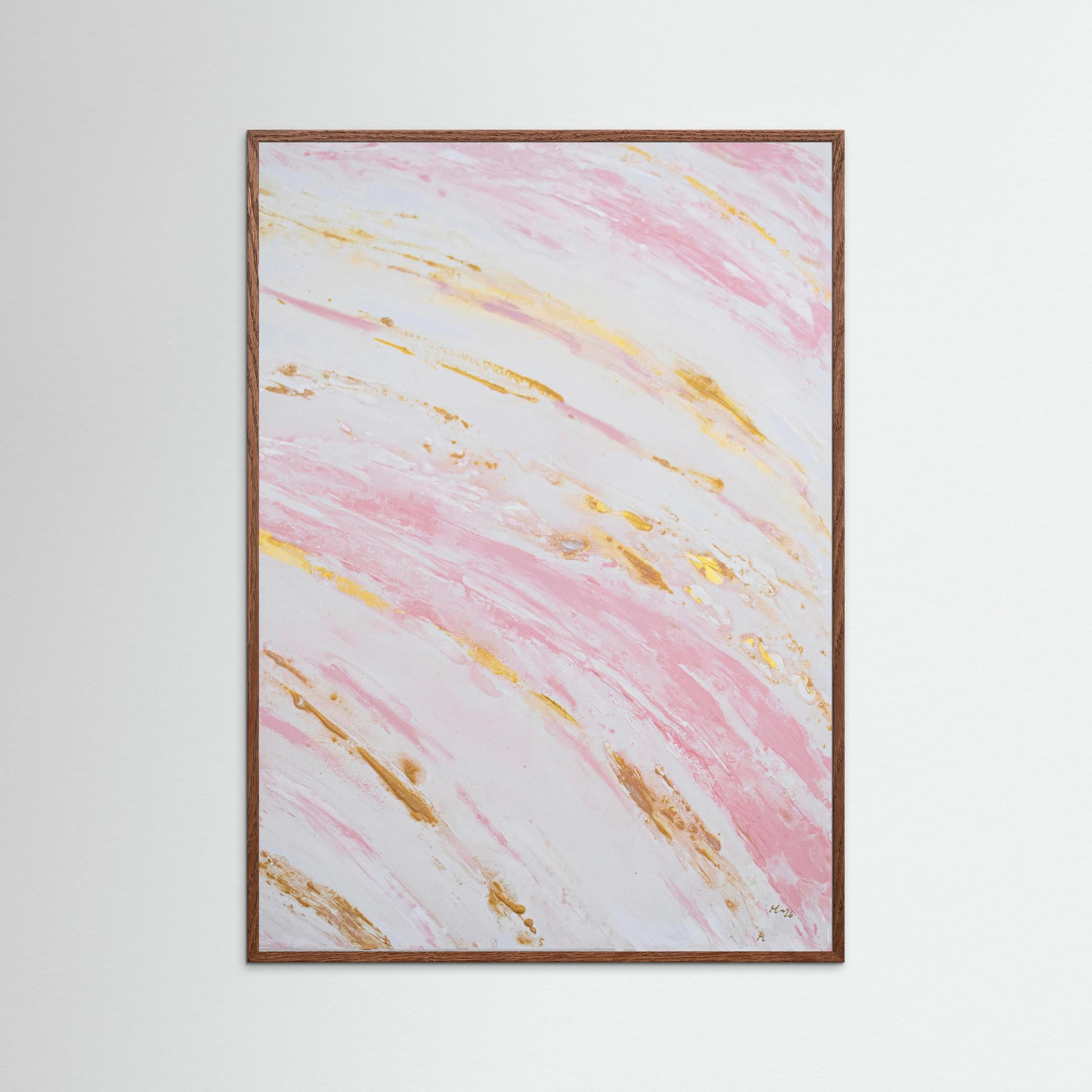 Fine Art Paper Print: "Blush Tides Piece 2"